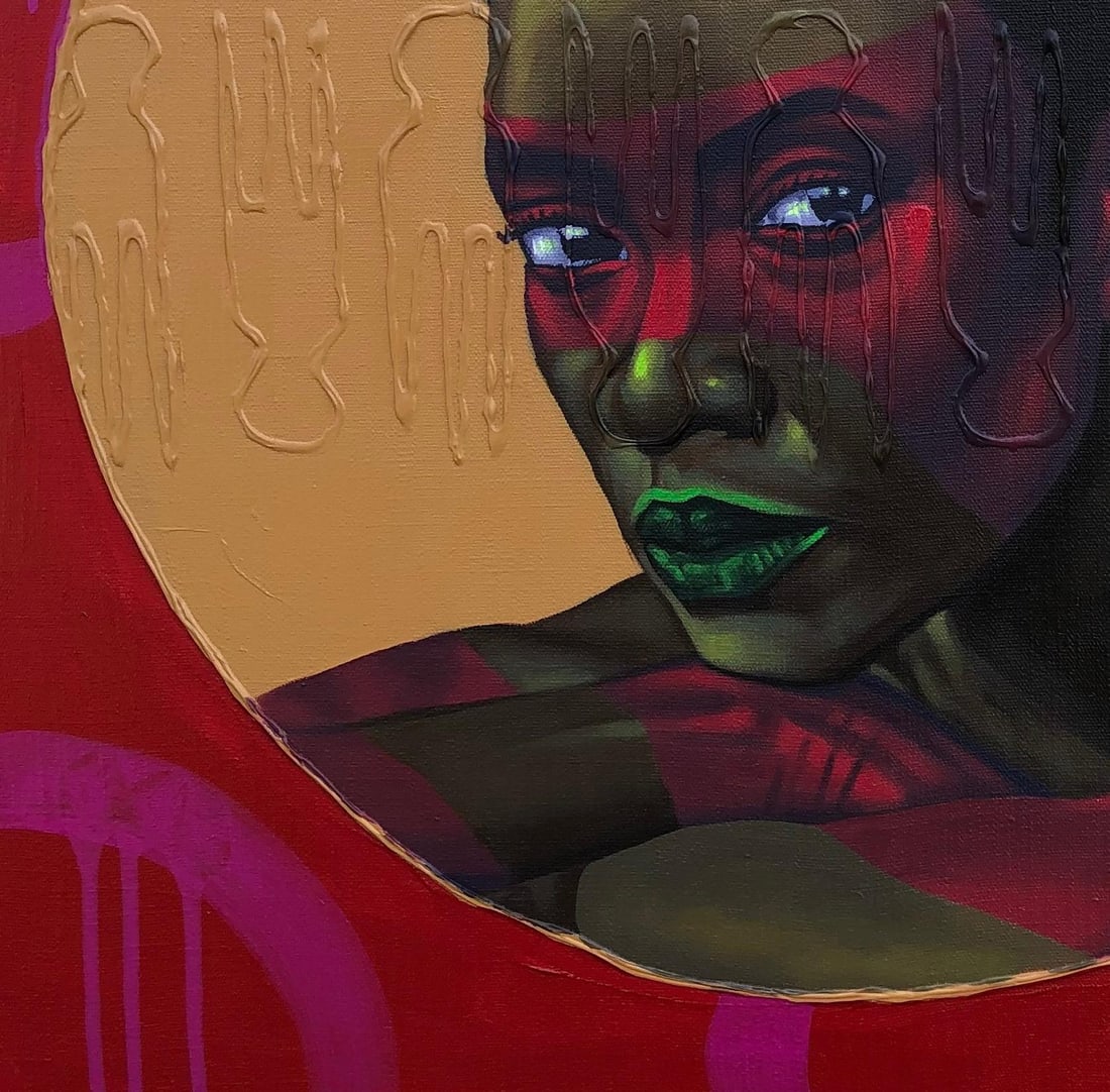 Jayeola Joshua, Her Gaze II - 21st Century, Contemporary, Figurative Portrait, Women, Beautiful, - 7