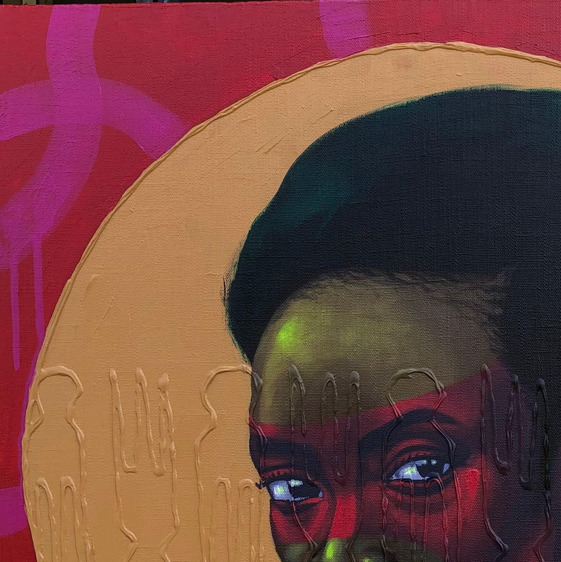 Jayeola Joshua, Her Gaze II - 21st Century, Contemporary, Figurative Portrait, Women, Beautiful, - 11