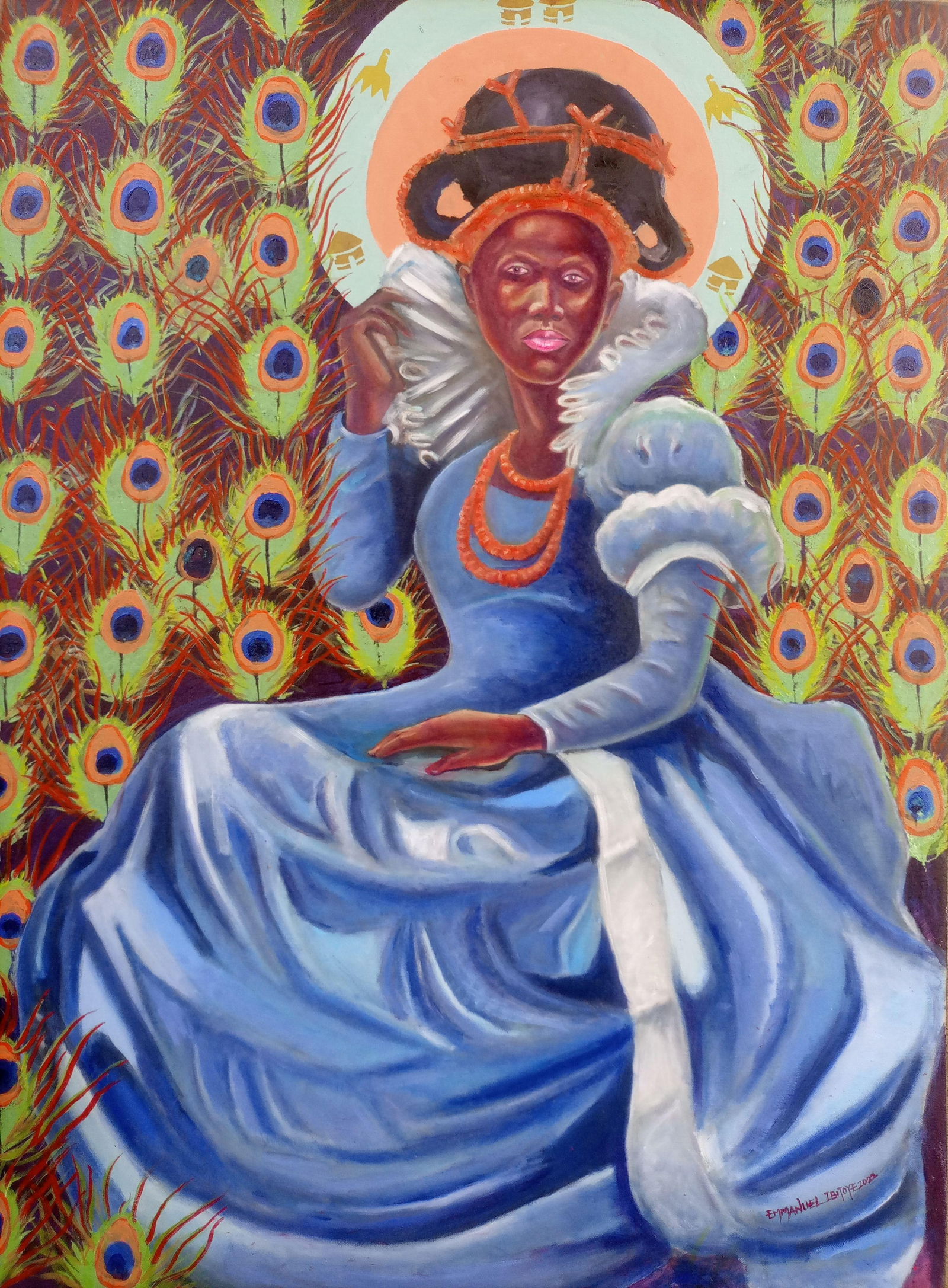 Ibitoye Emmanuel, Elegance - 21st Century, Contemporary, Figurative, Women, Love, Fashion, Modern, - 9