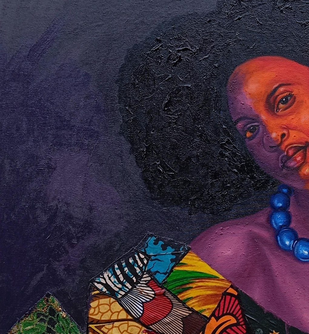 Bakare Abubakri-sideeq Babatunde, Pearl of Heritage - 21st Century Mixed Media with Oil and African - 8