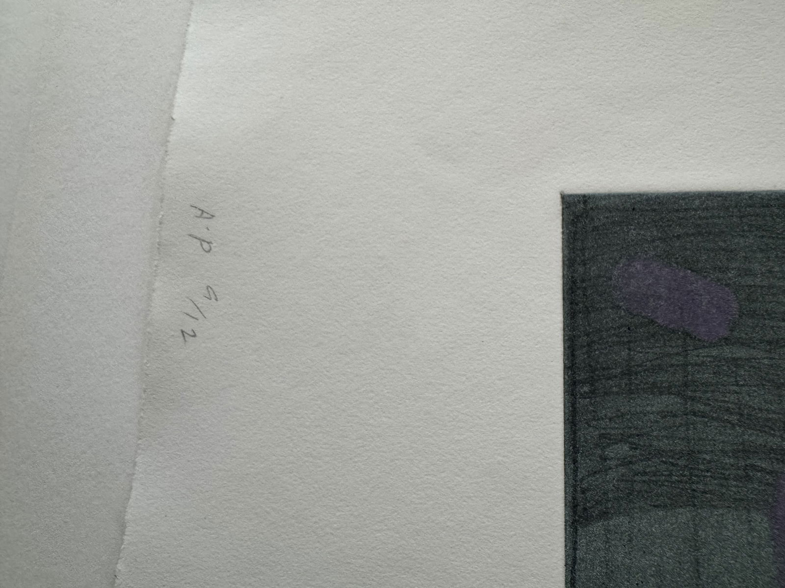 Richard Smith (1931-2016) large print signed dated drawing boards l AP artist proof 1980 - 2