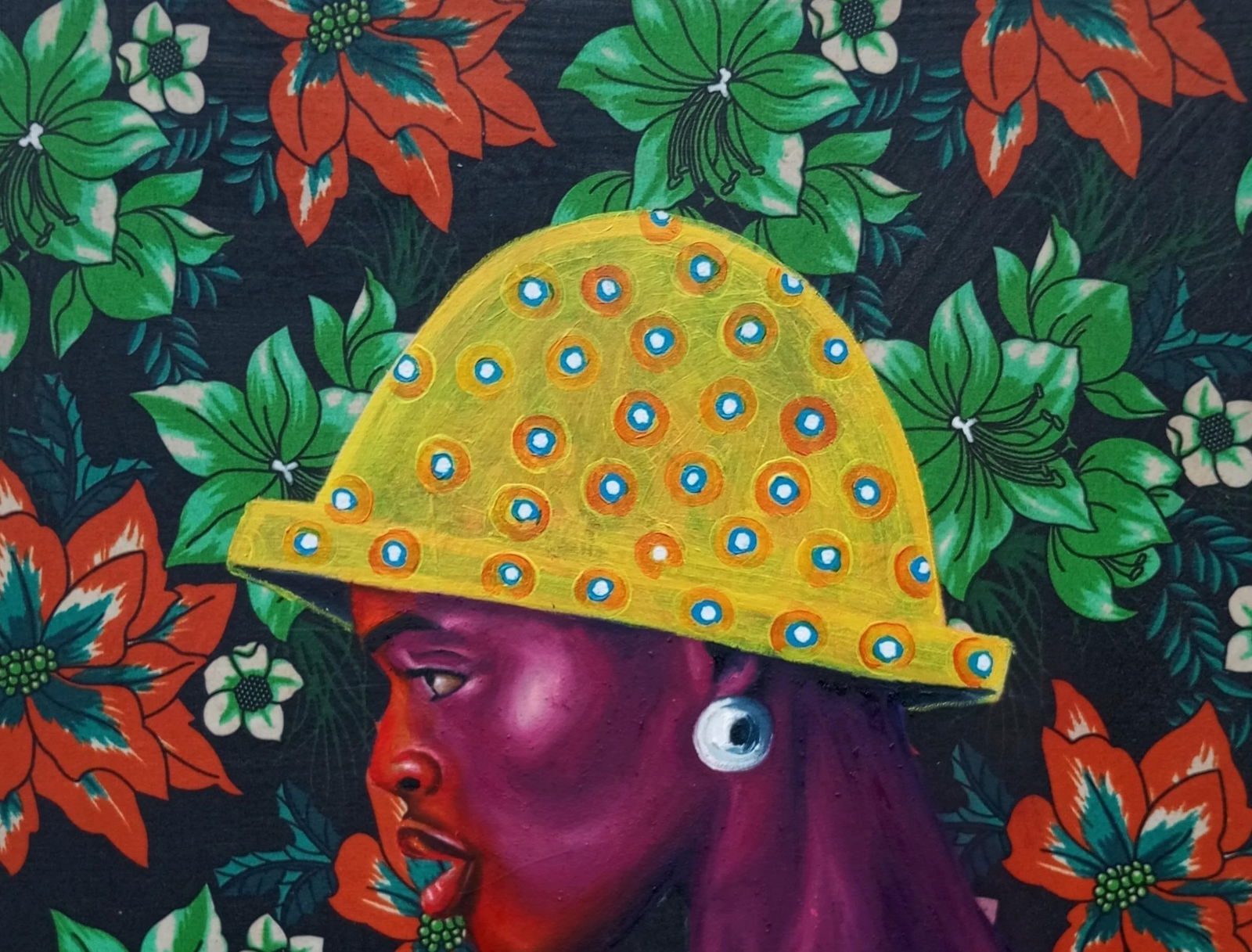 Bakare Abubakri-sideeq Babatunde, Silent Grace - 21st Century, Contemporary Oil and African Women - 3