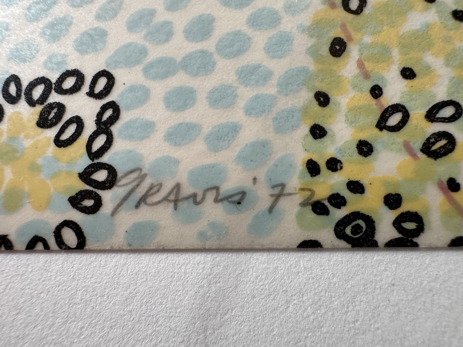 Nancy Graves (1940-1955) 1972 lithograh Postminimalism abstract women listed artist - 4