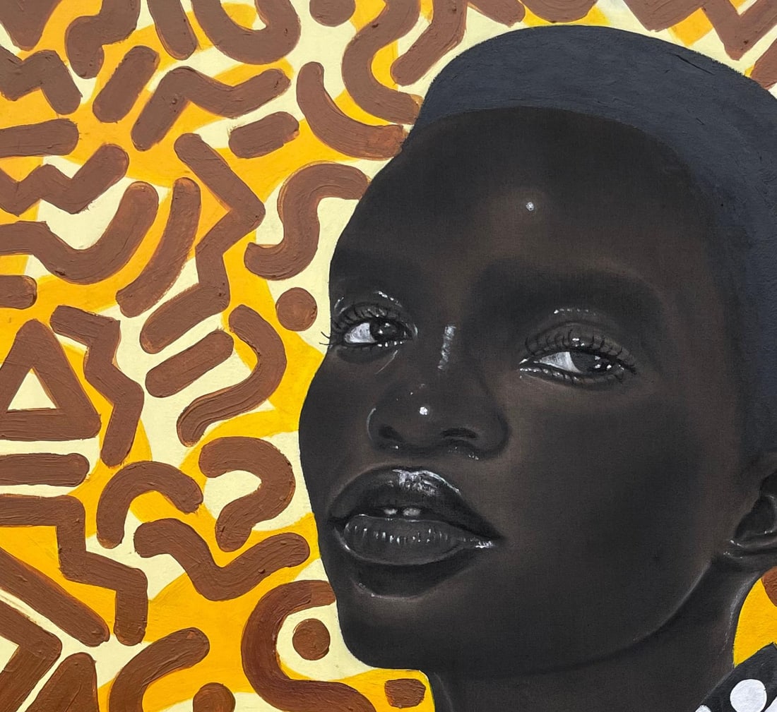 Oluwafemi Akanmu, What About Me 4 -21st Century, Contemporary, Portrait, Mixed Media, Africa, Face, - 2