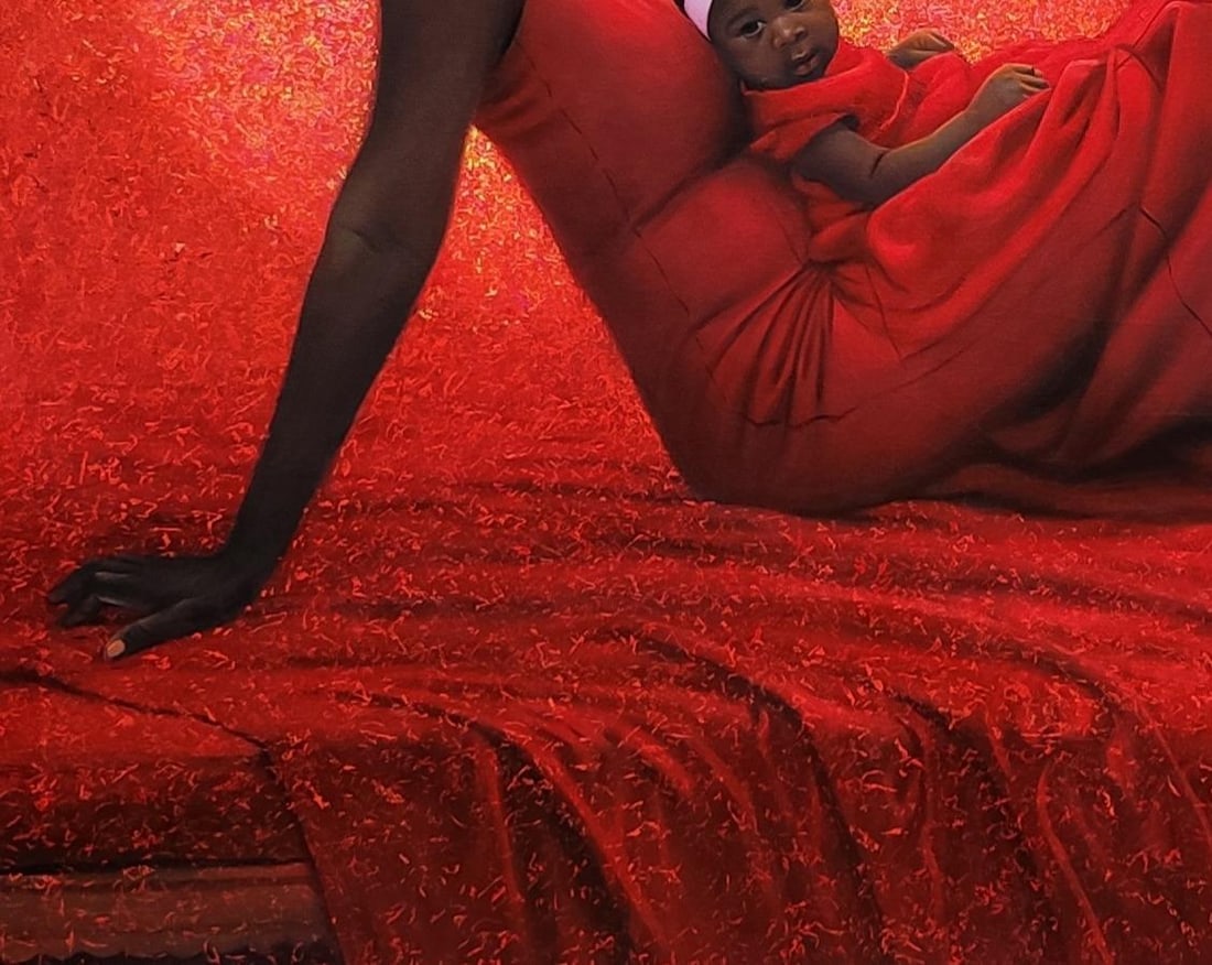 Ani Izuchukwu Valentine, Strength of a Woman - 21st Century, Contemporary, Figurative Portrait, - 8