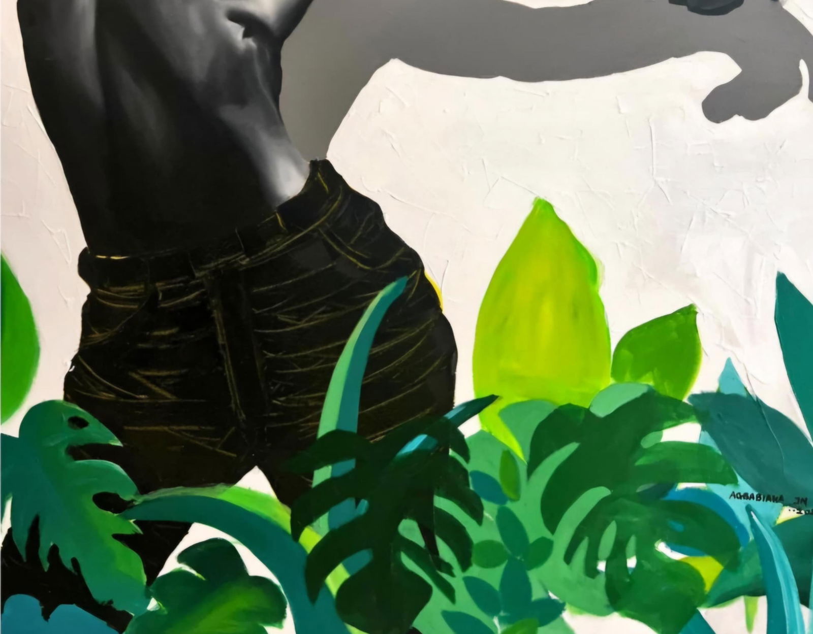 Agbabiaka Johnmark, Not Lost - 21st Century, Contemporary, Figurative, Mixed Media, Modern, Black, - 11