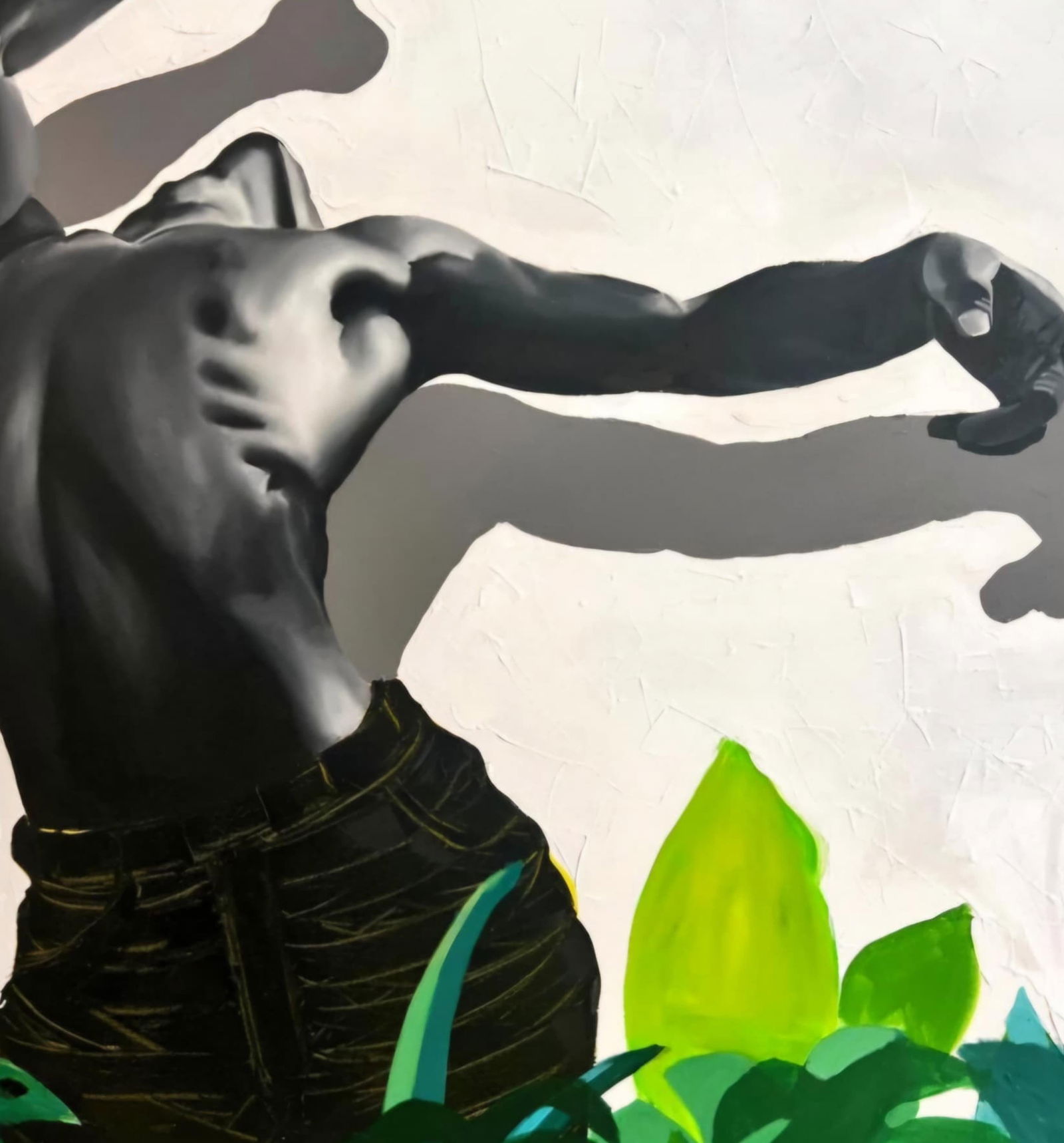 Agbabiaka Johnmark, Not Lost - 21st Century, Contemporary, Figurative, Mixed Media, Modern, Black, - 12