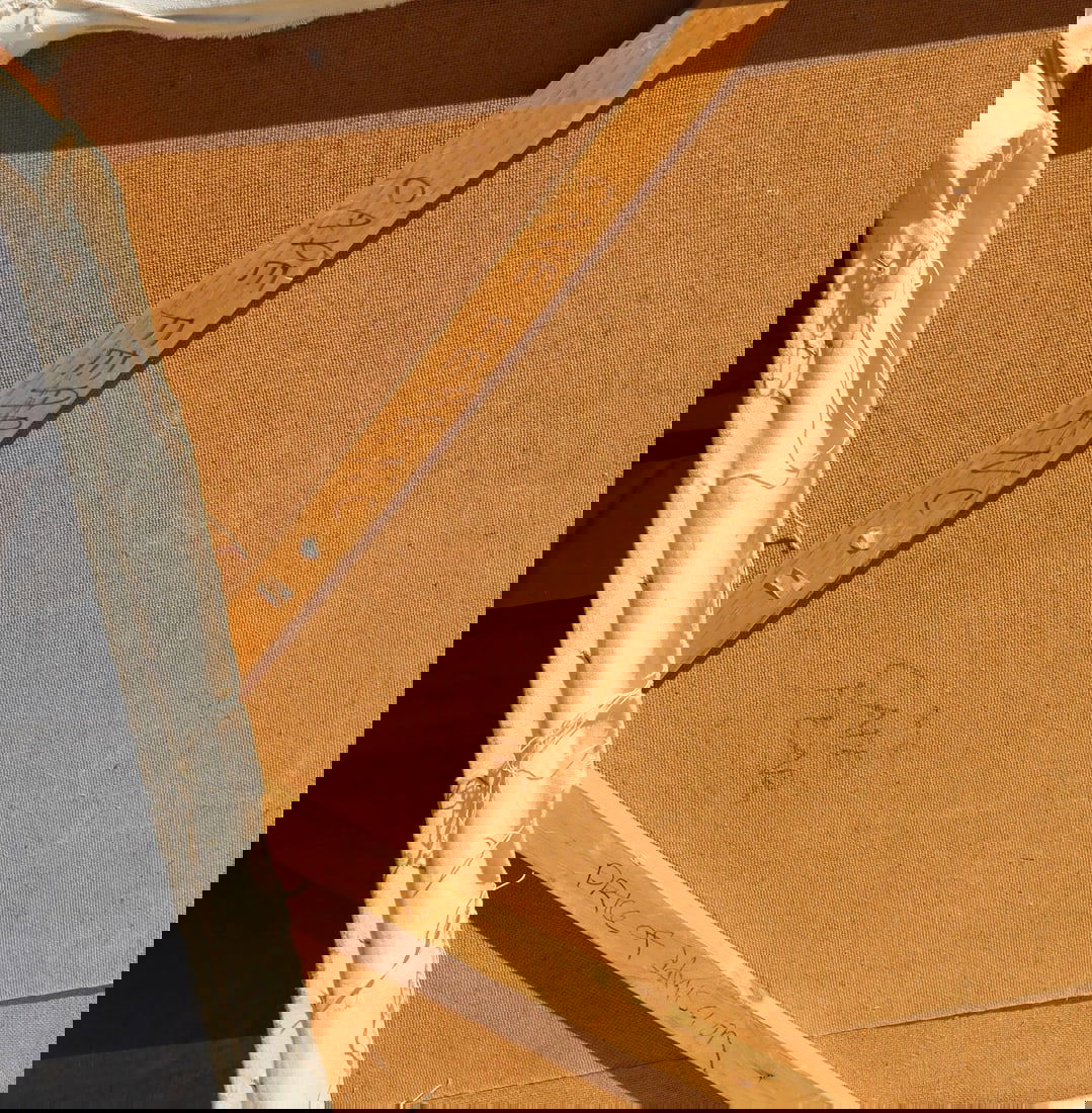 RON "ROMAN" PASTUCHA Modernist Surrealist oil & Mixed Media Amusement Park Scene - 11