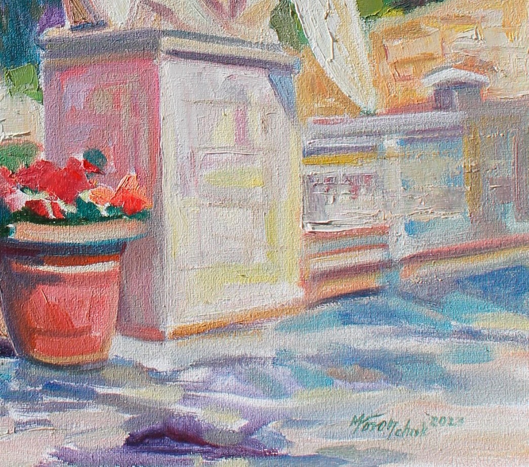 Oil painting Prayer Maria Voloschak - 3