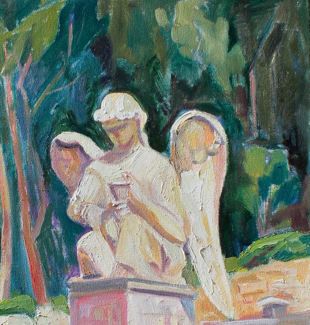 Oil painting Prayer Maria Voloschak - 6