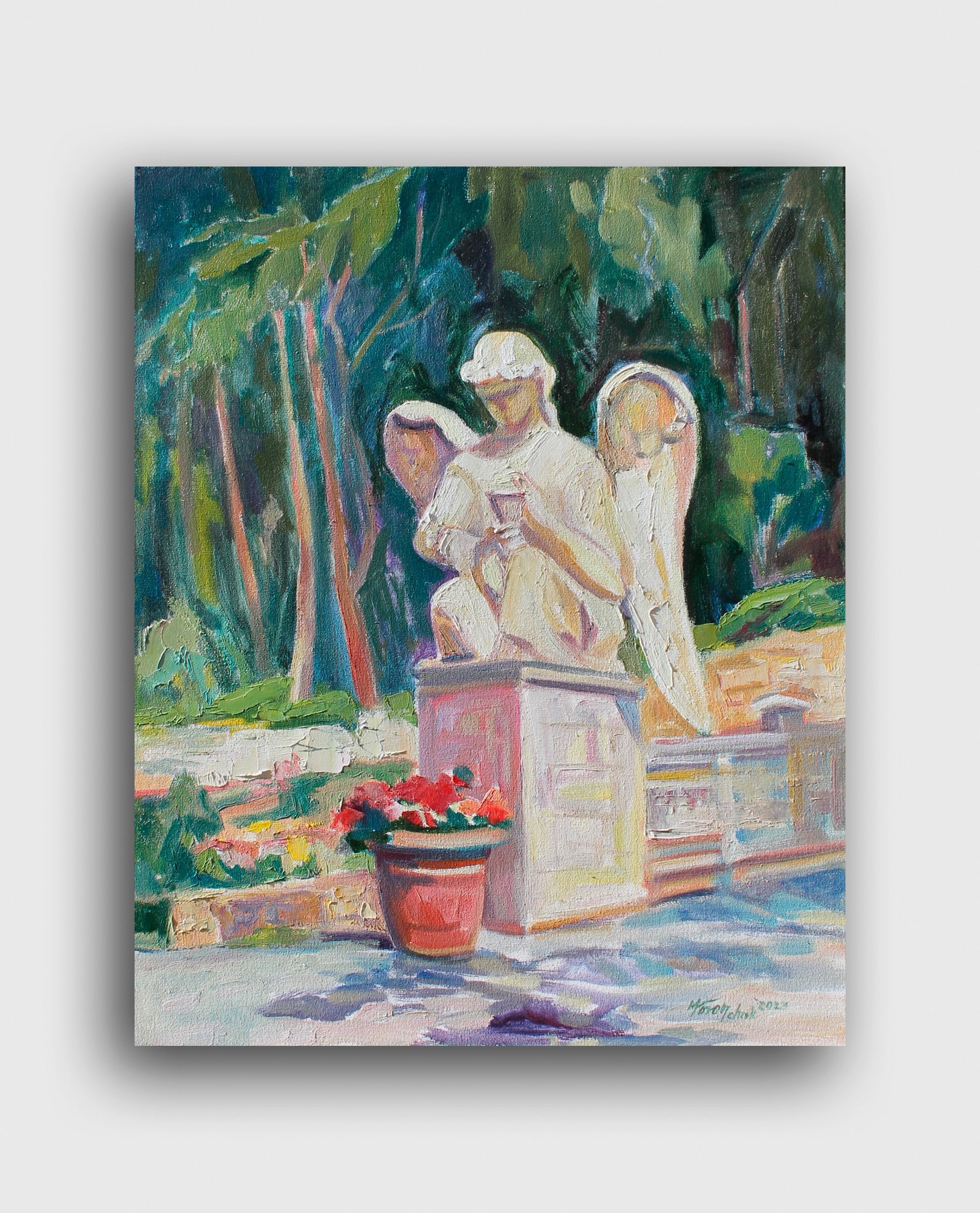 Oil painting Prayer Maria Voloschak - 7