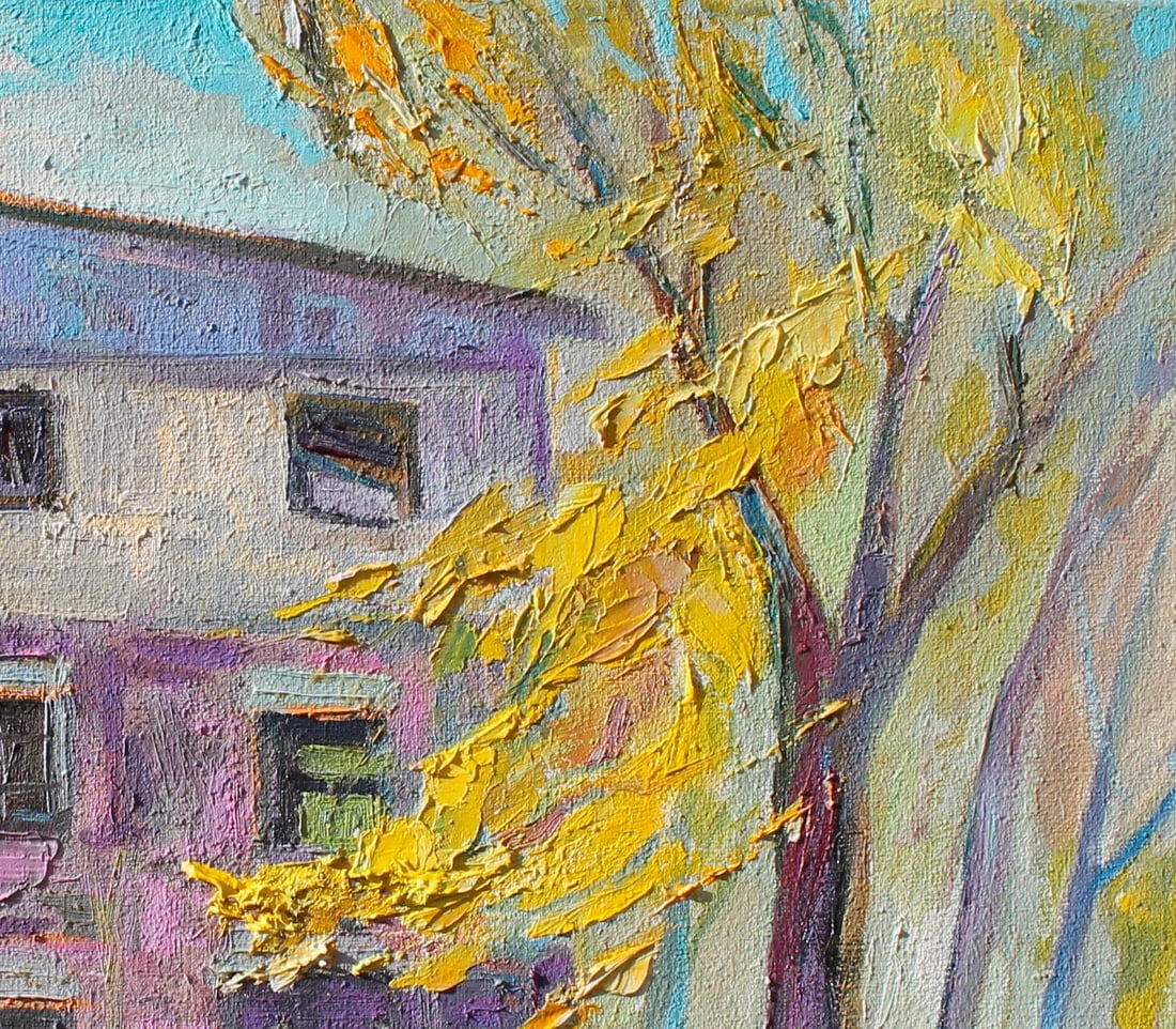 Oil painting The mill in Strusov Maria Voloschak - 4