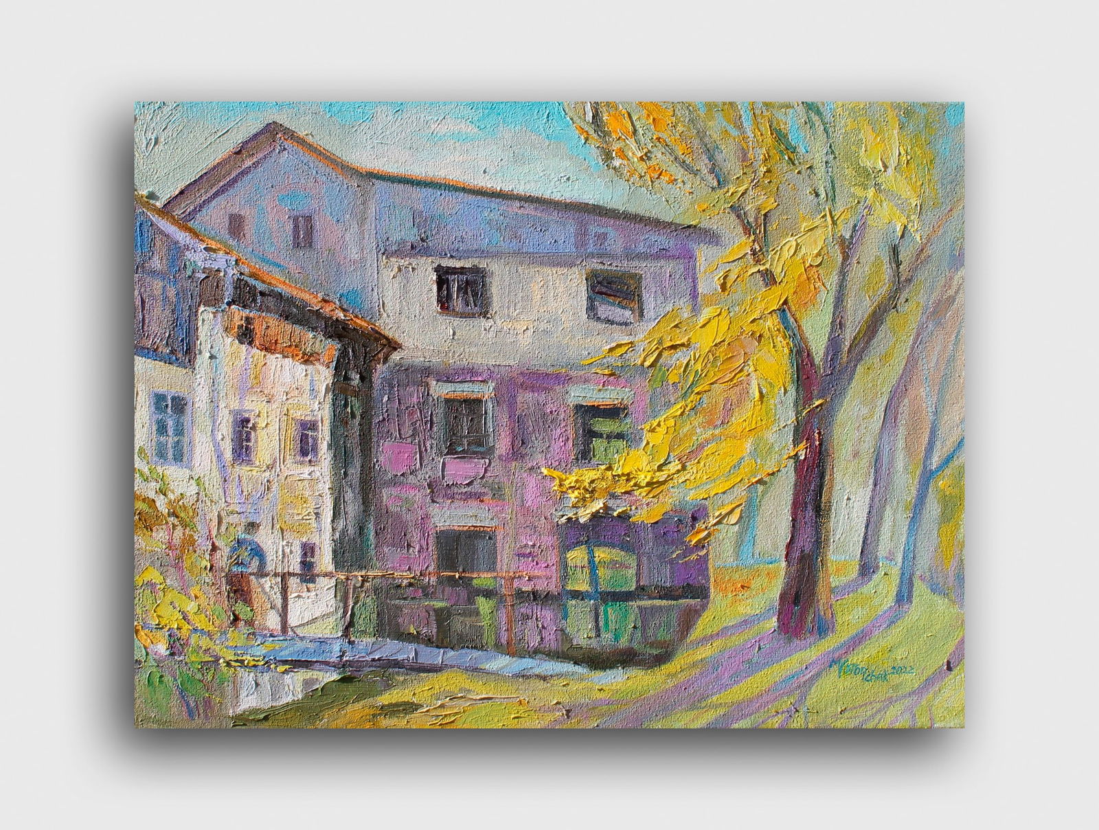 Oil painting The mill in Strusov Maria Voloschak - 6