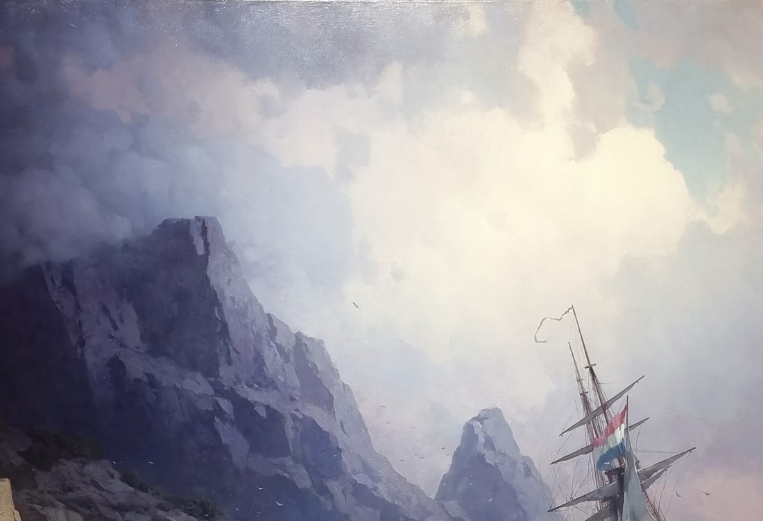 Oil painting Seashore Ukrainian painter - 5