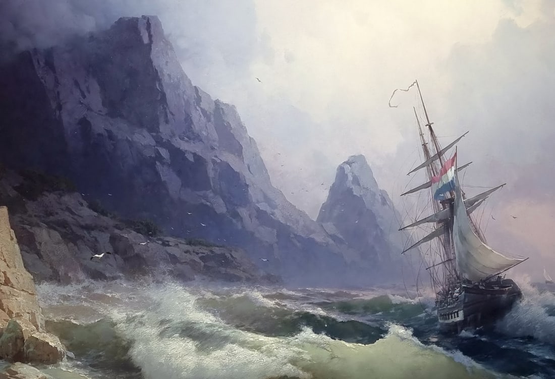 Oil painting Seashore Ukrainian painter - 8