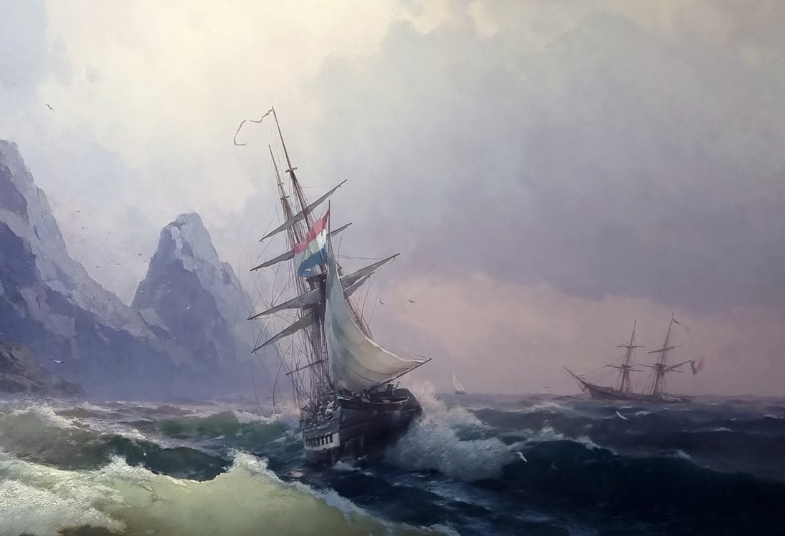 Oil painting Seashore Ukrainian painter - 9