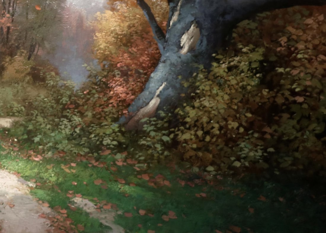 Oil painting October Ukrainian painter - 11