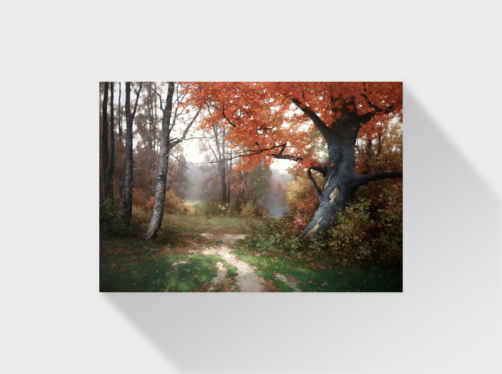 Oil painting October Ukrainian painter - 2