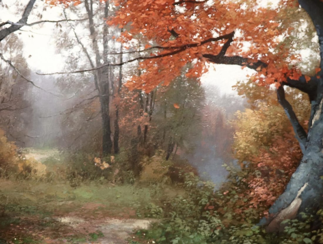 Oil painting October Ukrainian painter - 7