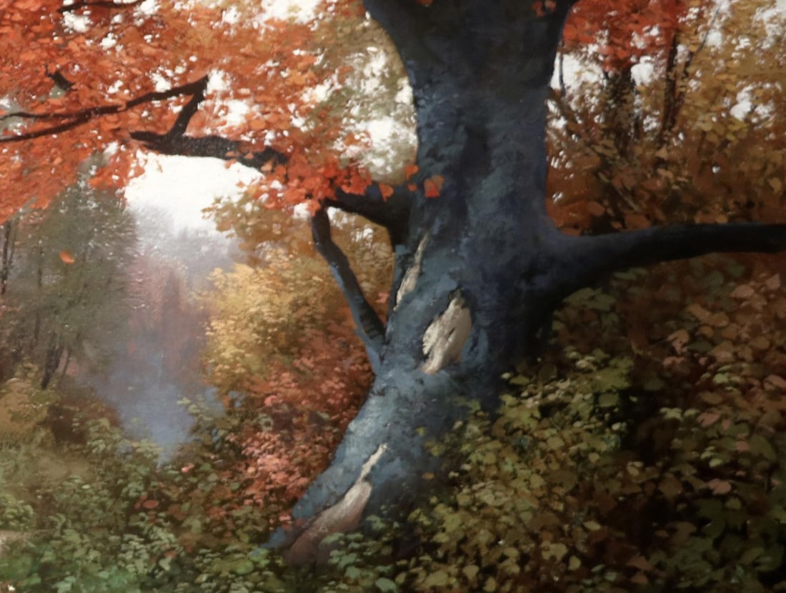 Oil painting October Ukrainian painter - 8