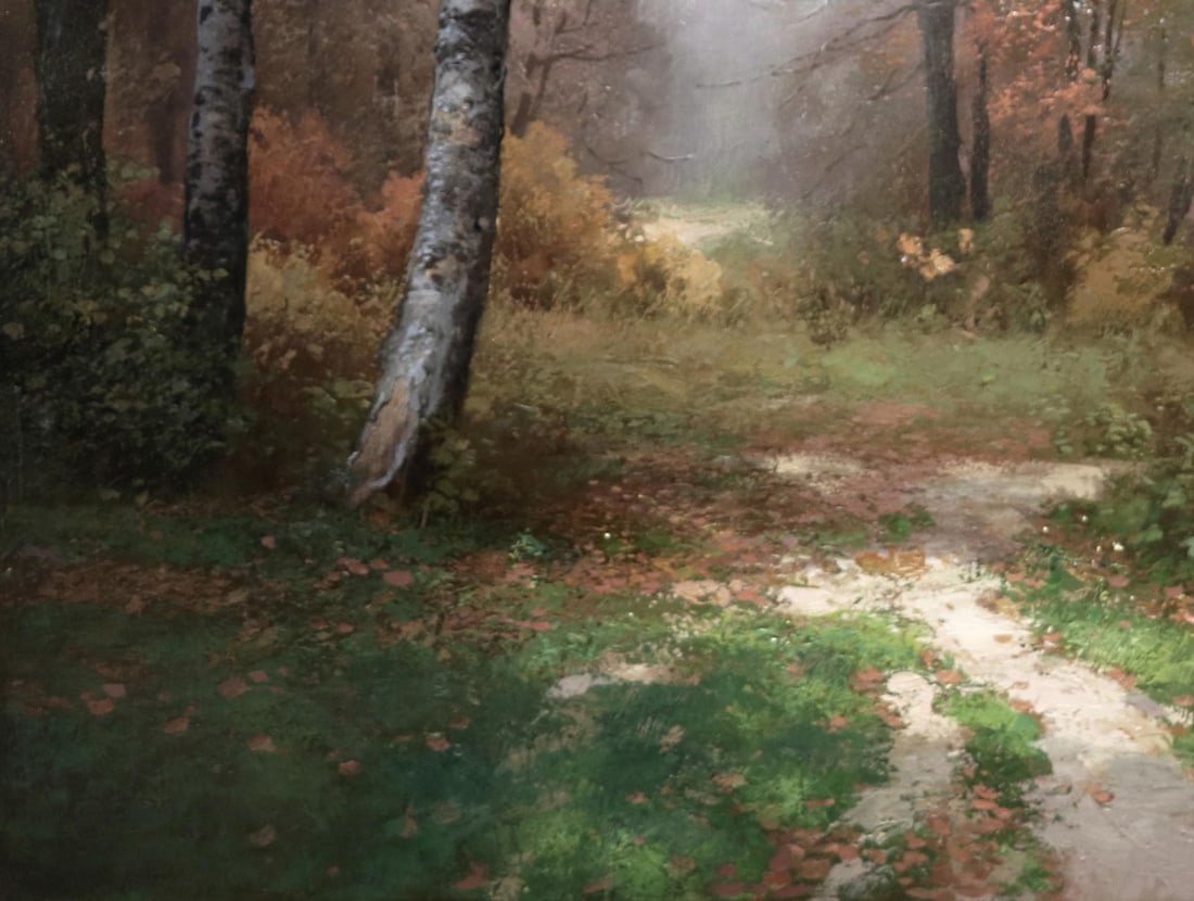 Oil painting October Ukrainian painter - 9