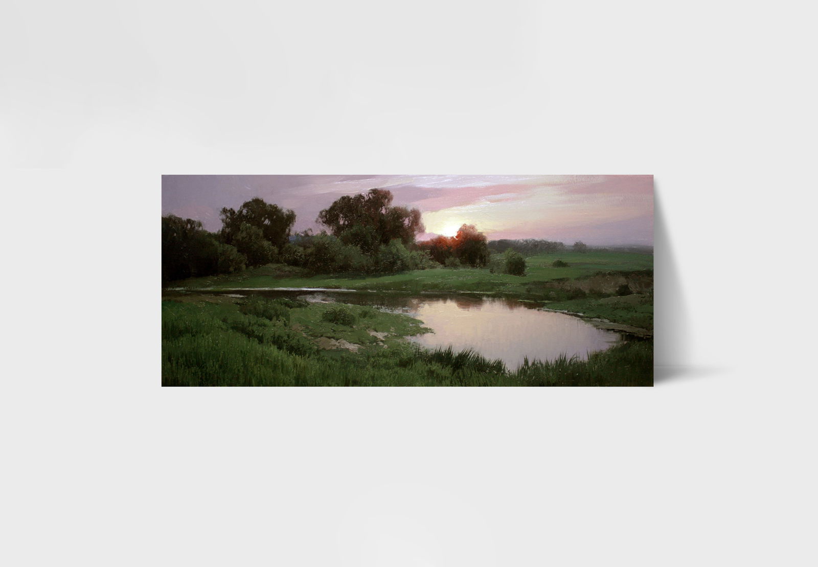 Oil painting Evening Ukrainian painter - 2