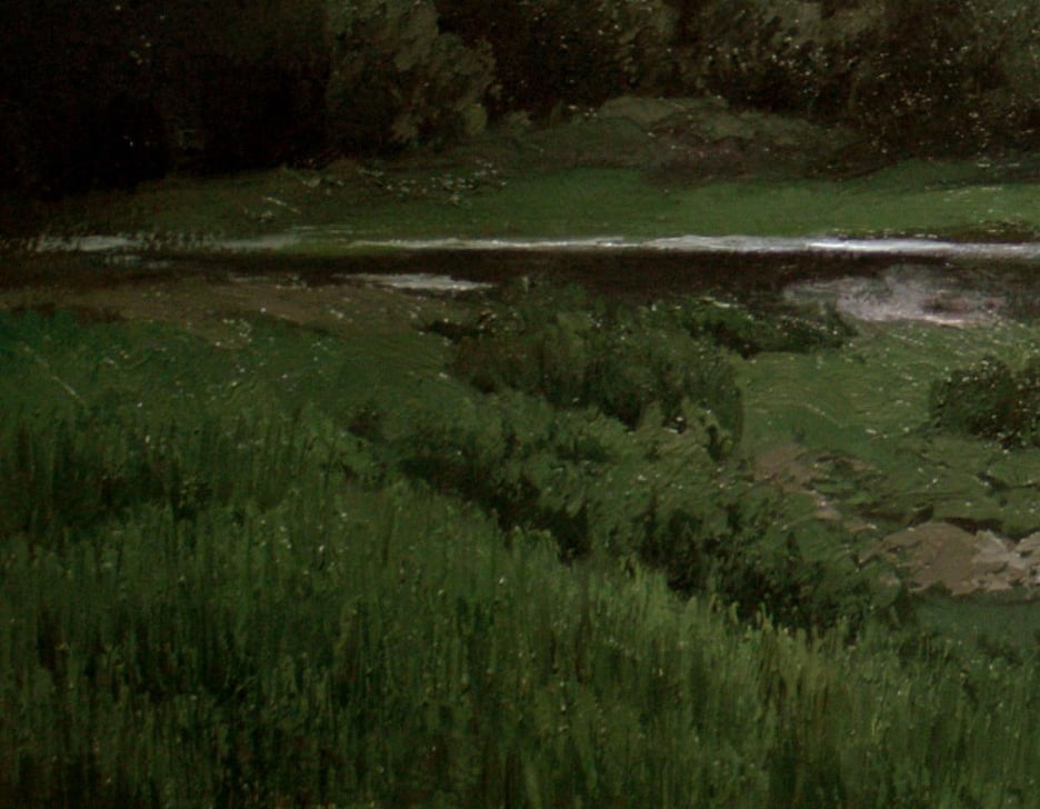 Oil painting Evening Ukrainian painter - 7