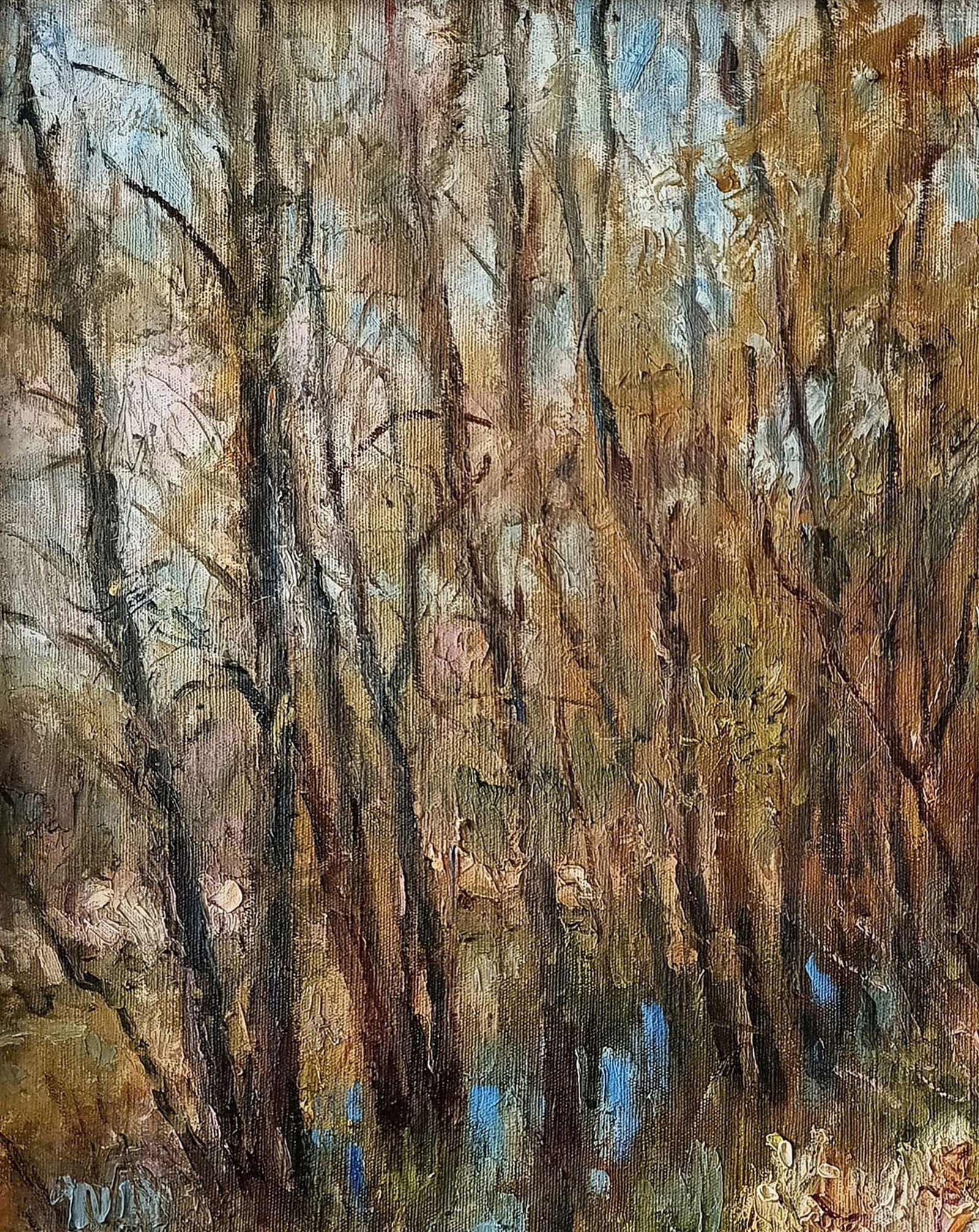 Oil painting Blackthorns by honored painter Ukrainian Vasyl K. - 3