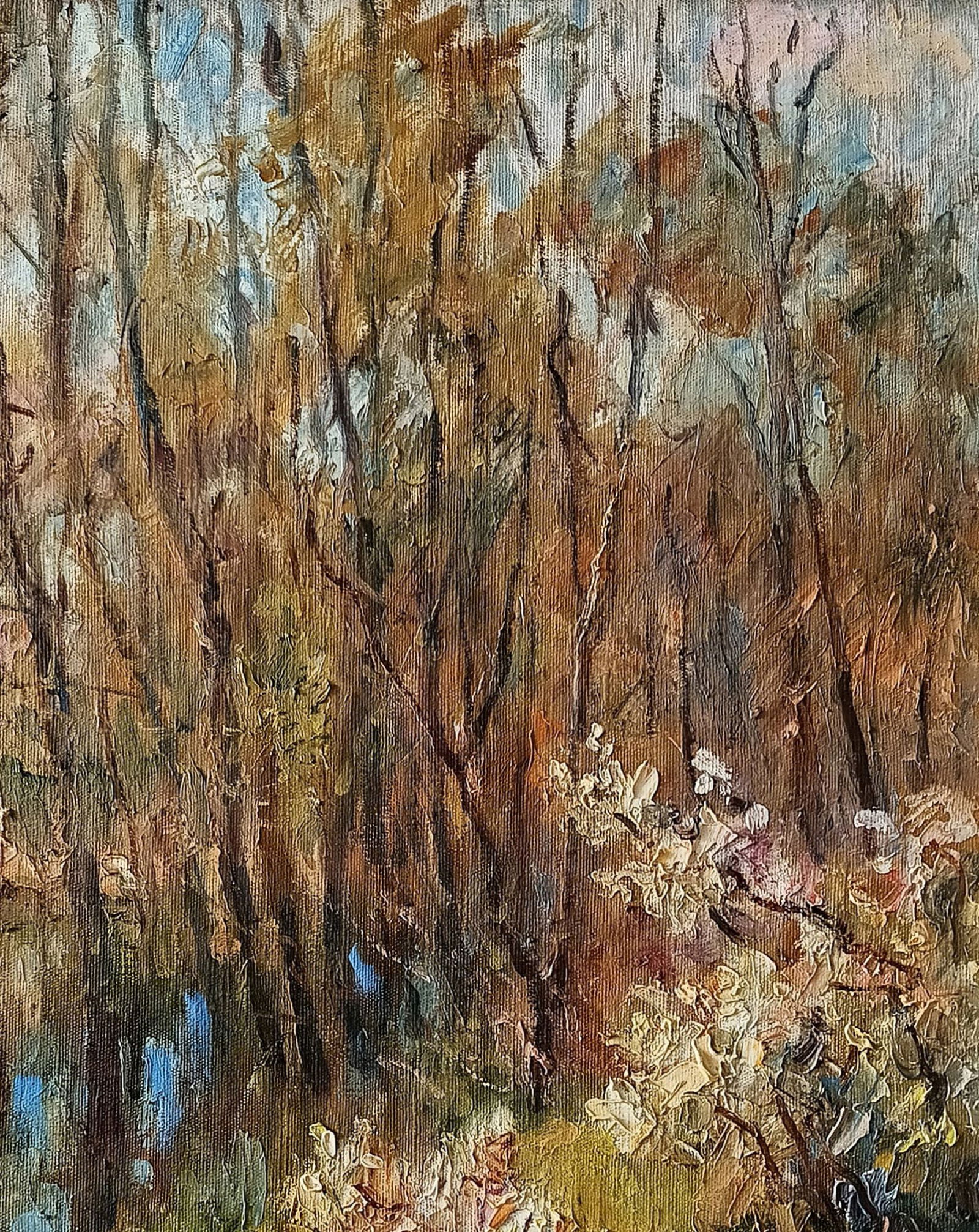 Oil painting Blackthorns by honored painter Ukrainian Vasyl K. - 4