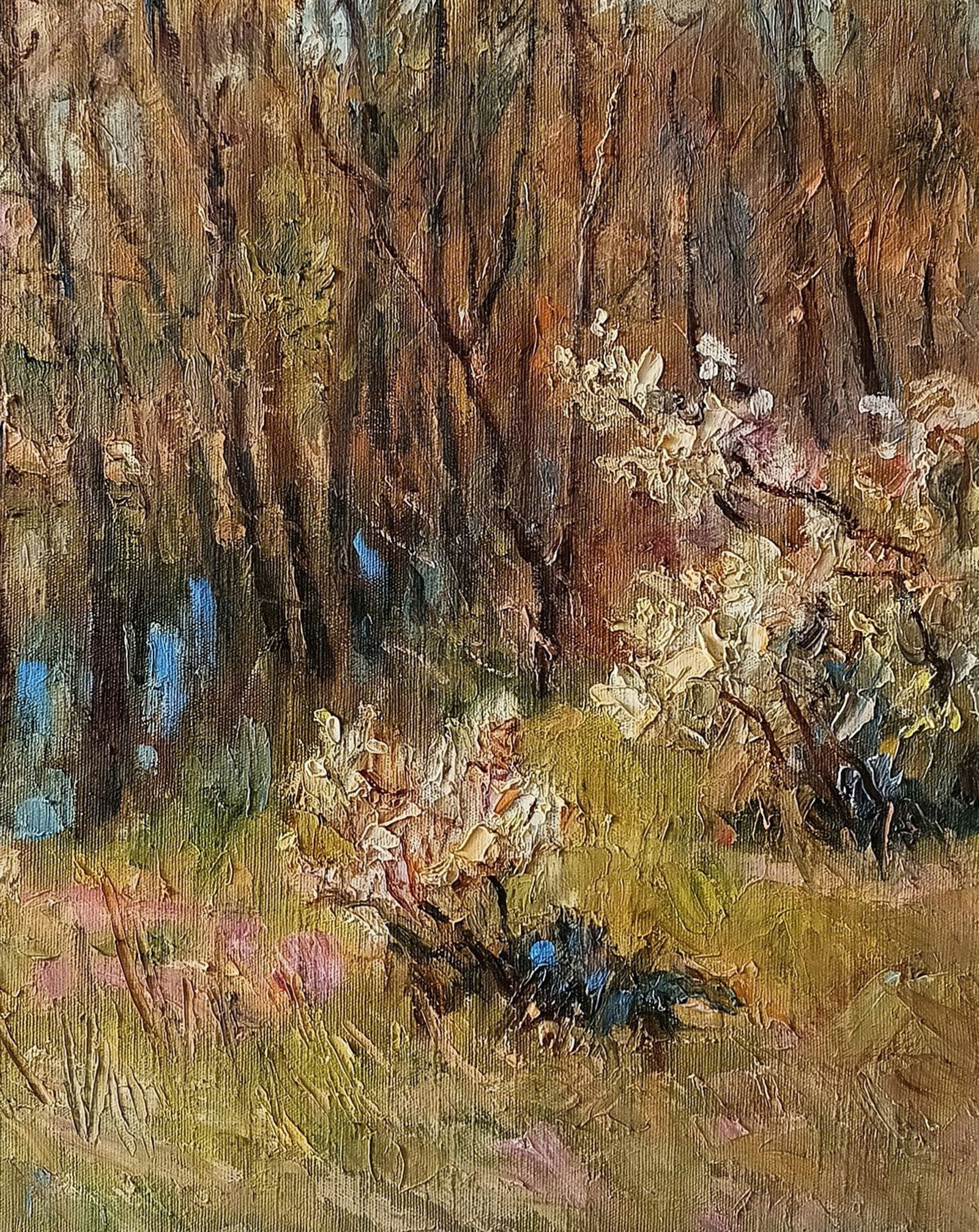 Oil painting Blackthorns by honored painter Ukrainian Vasyl K. - 6