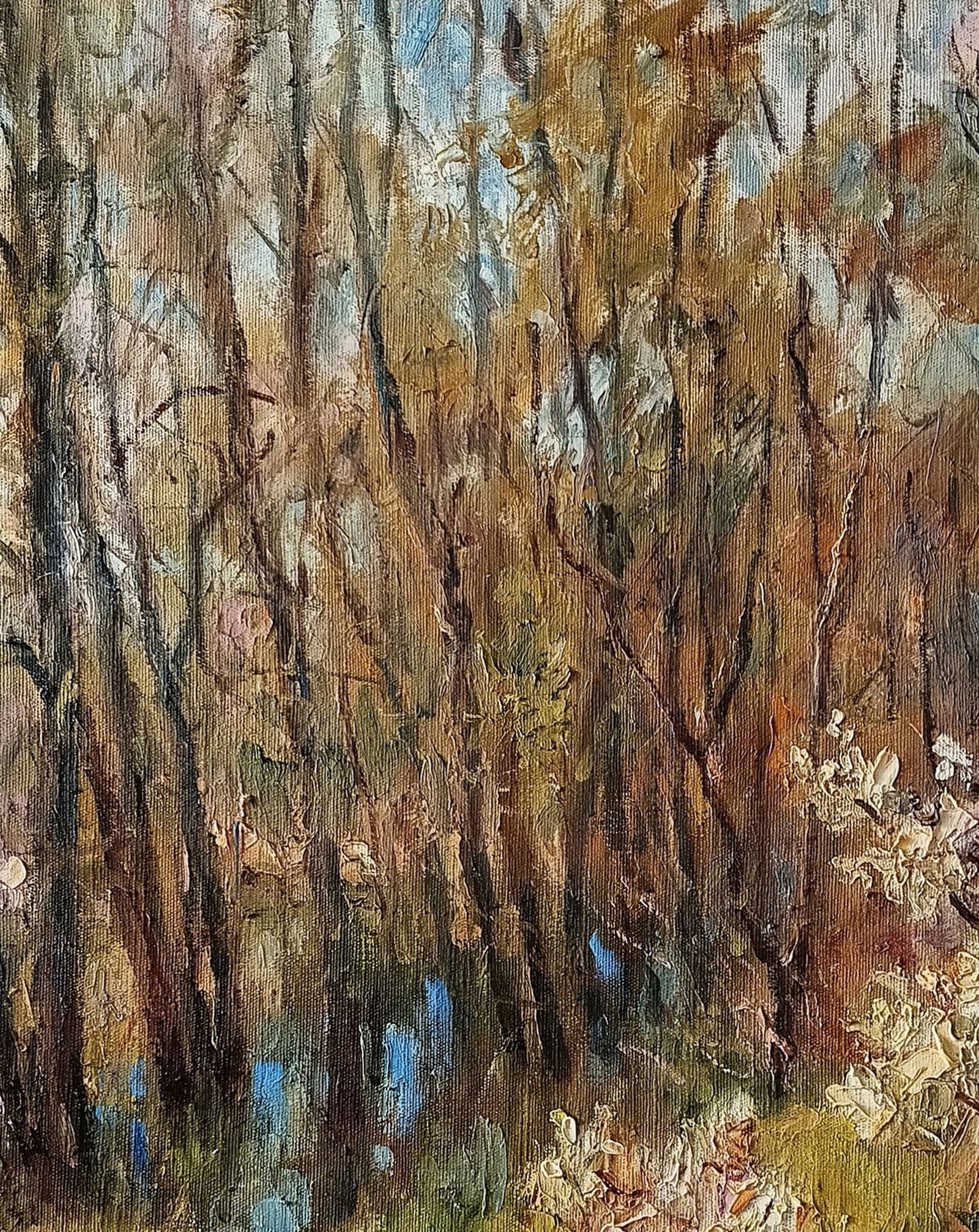 Oil painting Blackthorns by honored painter Ukrainian Vasyl K. - 7