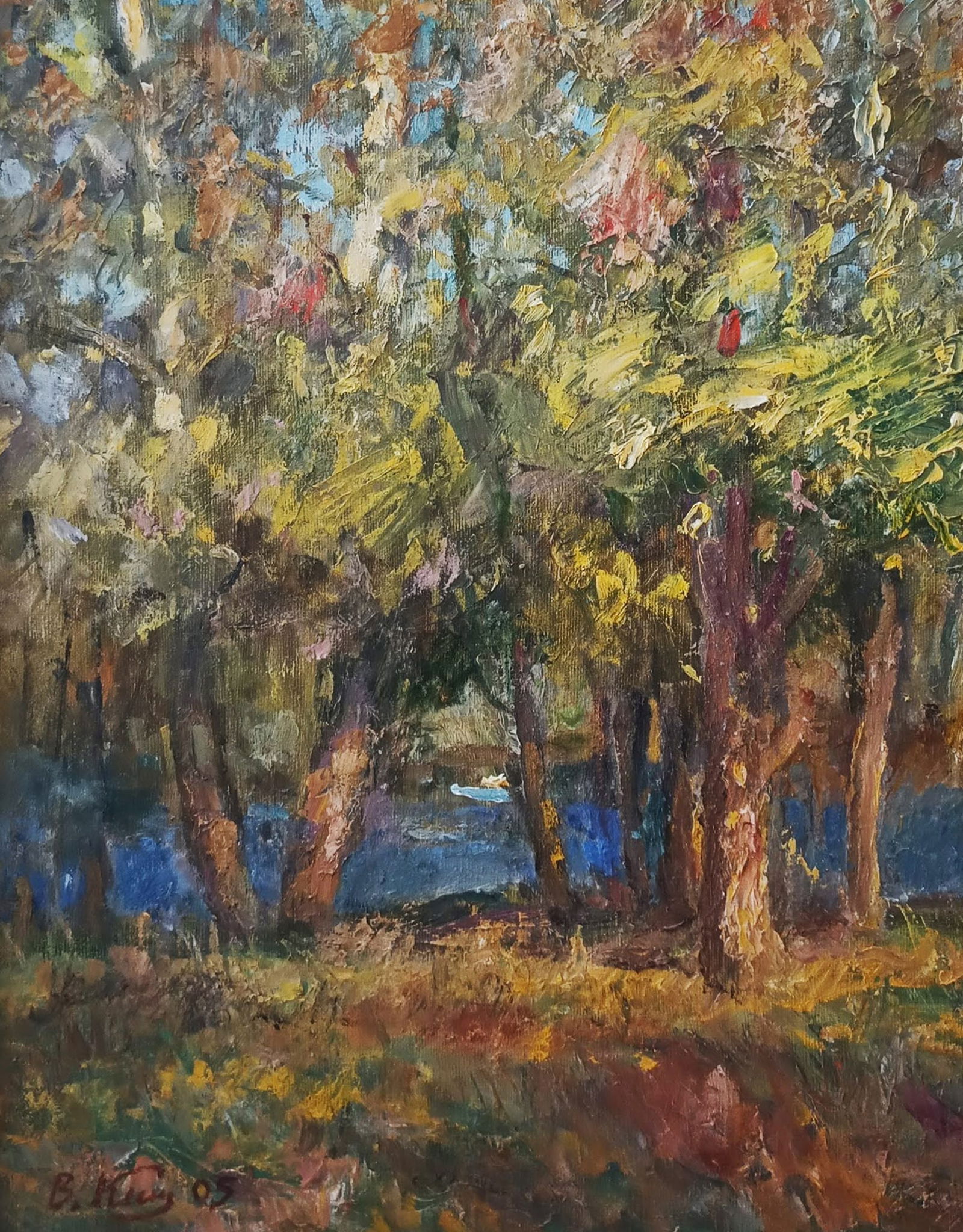 Oil painting Sunshine by honored painter Ukrainian Vasyl K. - 5