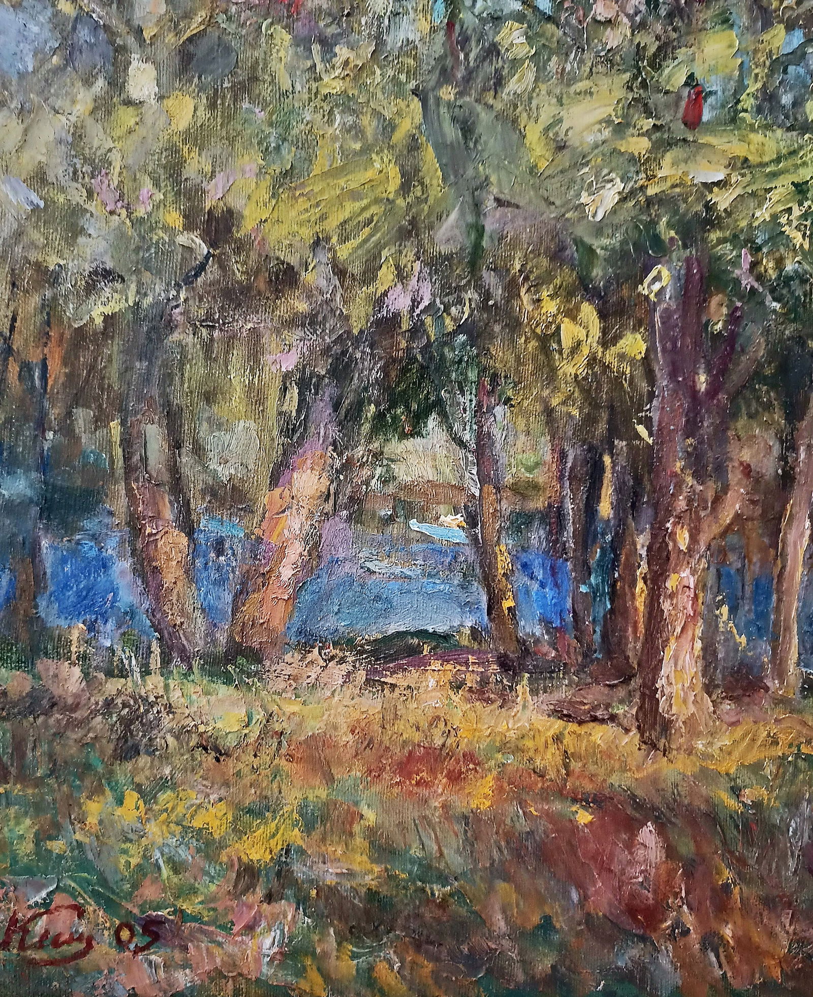 Oil painting Sunshine by honored painter Ukrainian Vasyl K. - 8