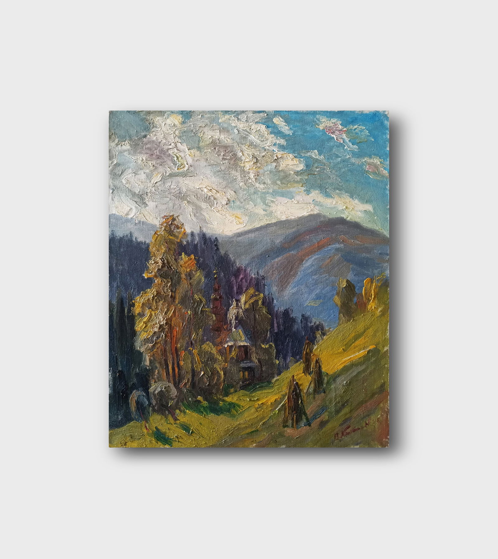 Oil painting Serenity by honored painter Ukrainian Vasyl K. - 2