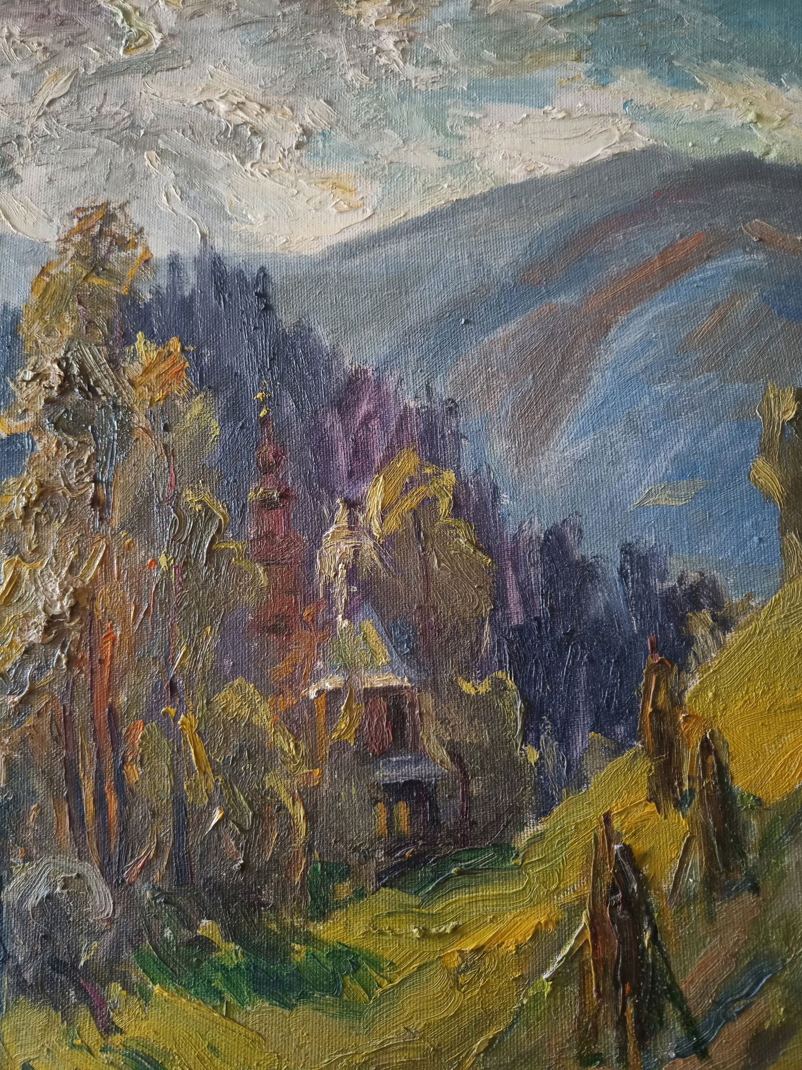 Oil painting Serenity by honored painter Ukrainian Vasyl K. - 4