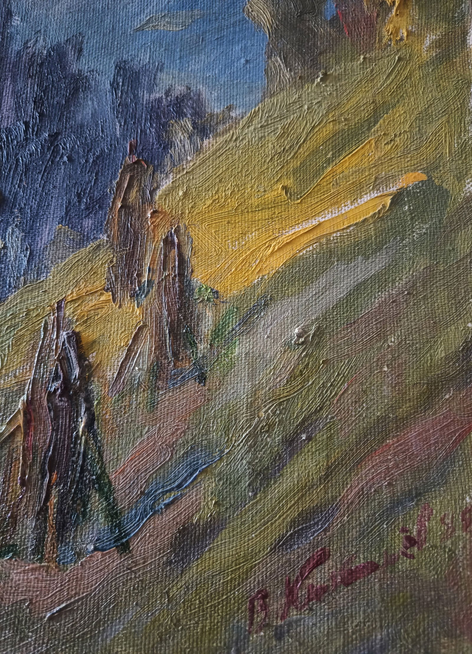 Oil painting Serenity by honored painter Ukrainian Vasyl K. - 5