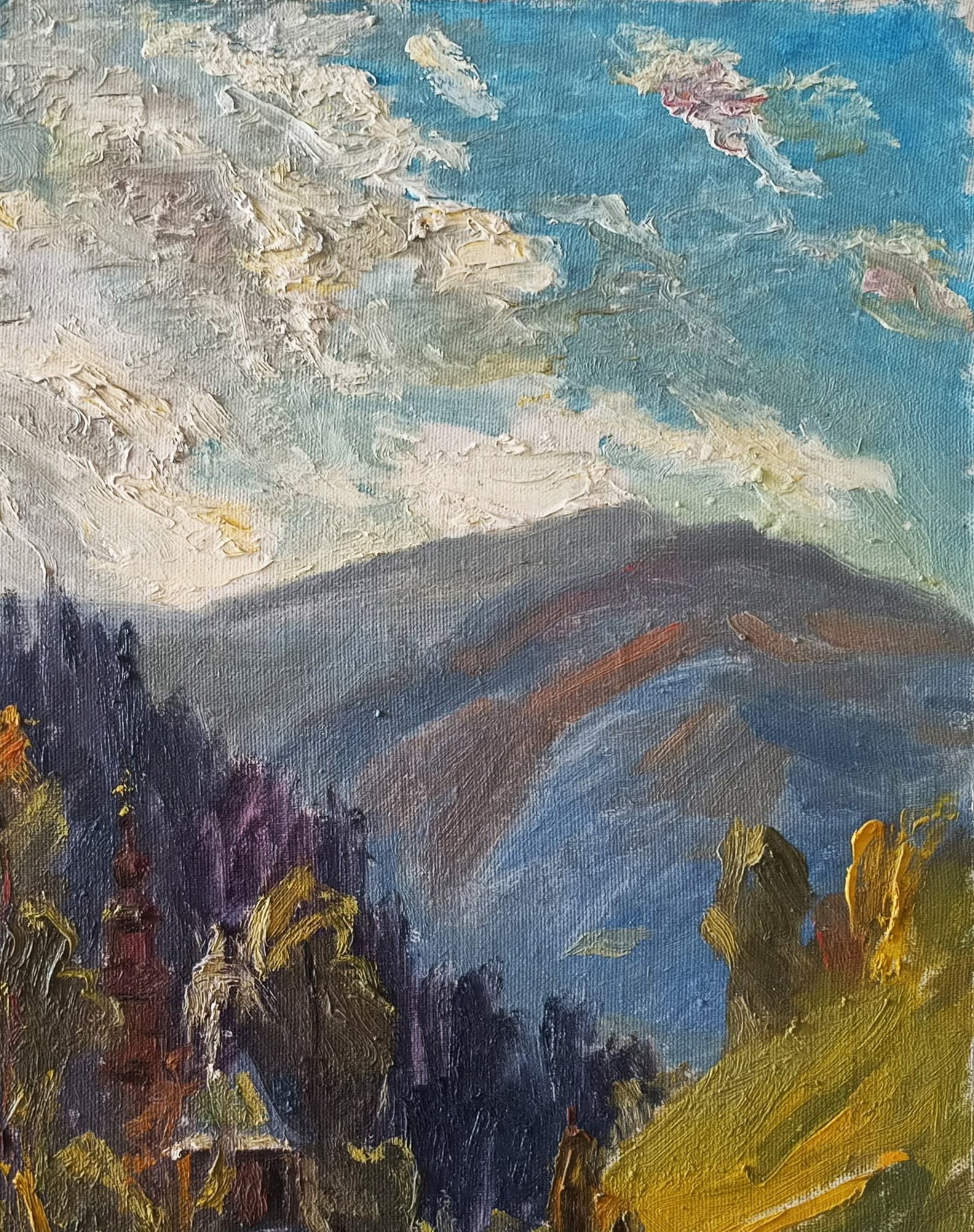 Oil painting Serenity by honored painter Ukrainian Vasyl K. - 8