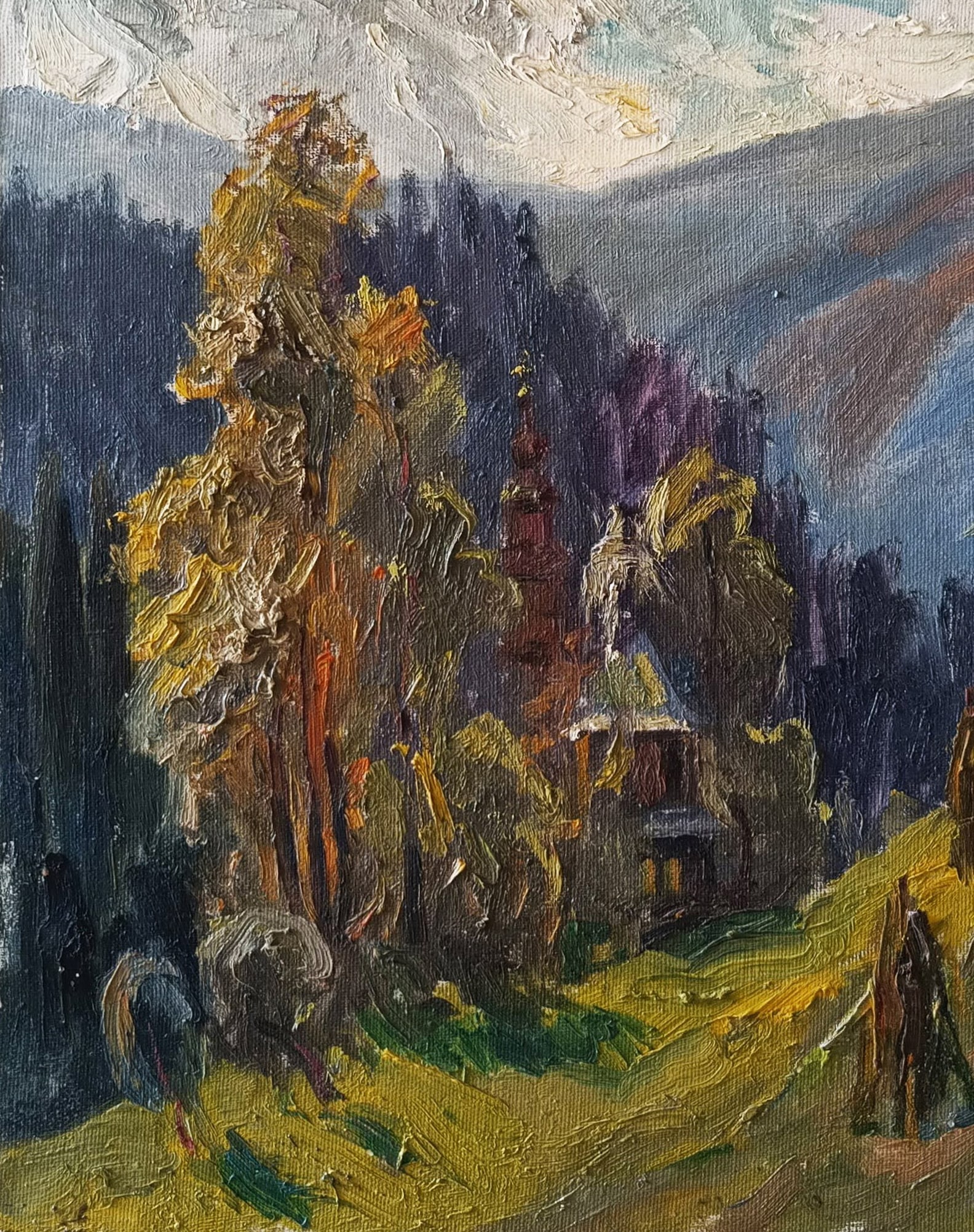 Oil painting Serenity by honored painter Ukrainian Vasyl K. - 9