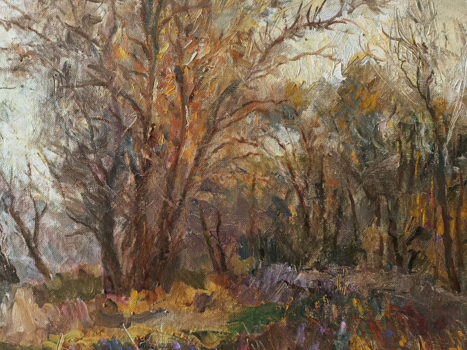 Oil painting Autumn by honored painter Ukrainian Vasyl K. - 10