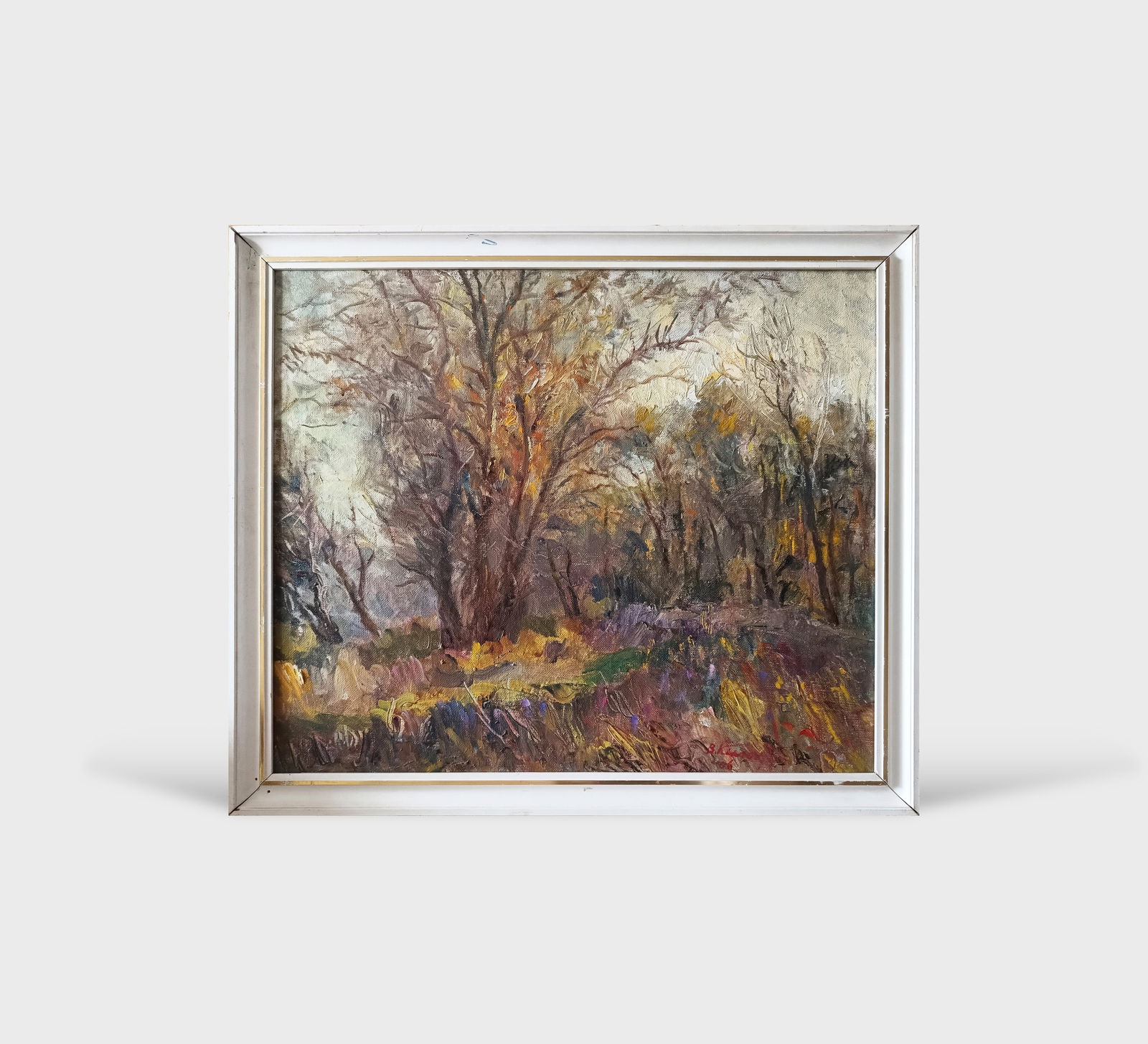 Oil painting Autumn by honored painter Ukrainian Vasyl K. - 2