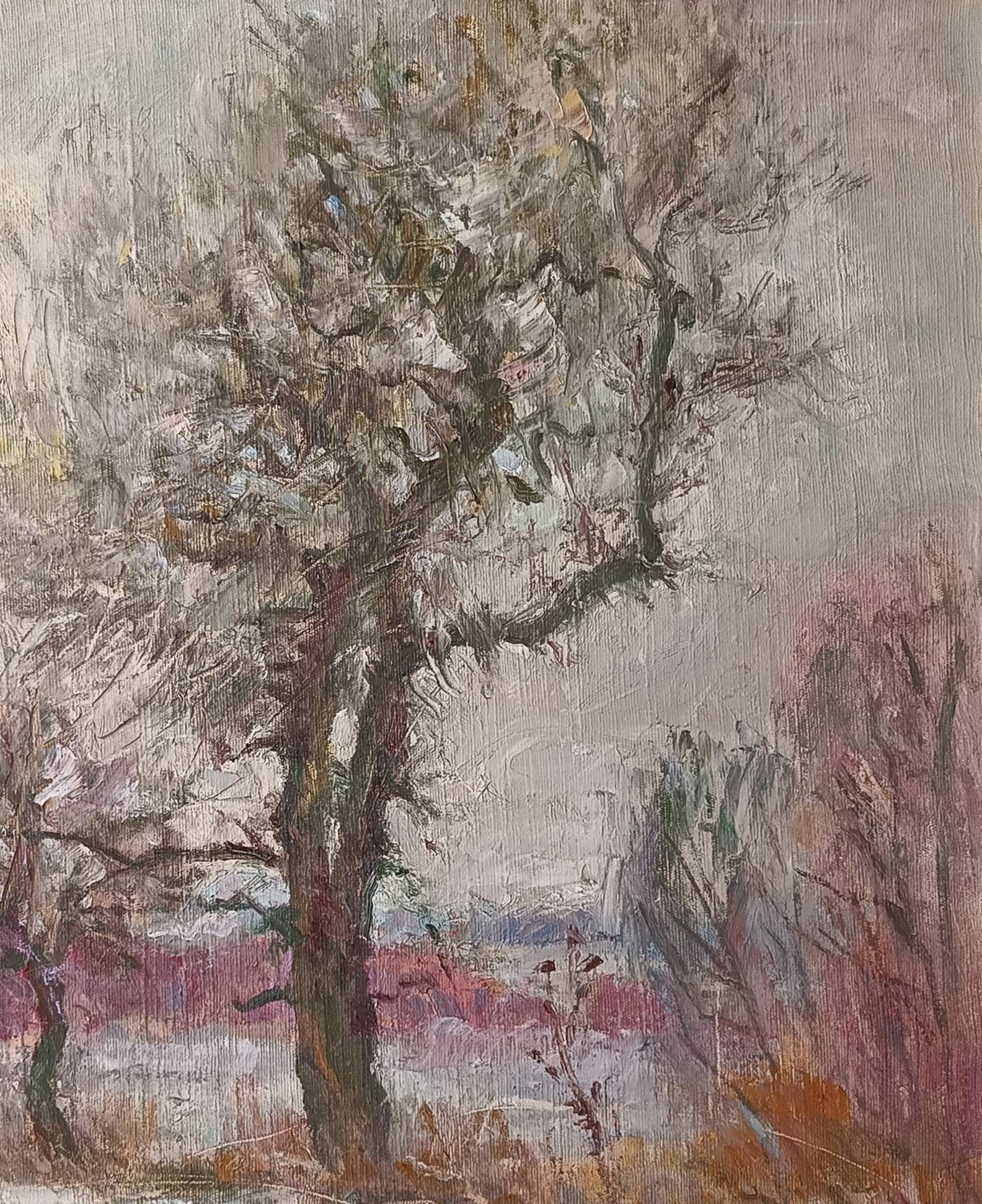 Oil painting Windswept by honored painter Ukrainian Vasyl K. - 3