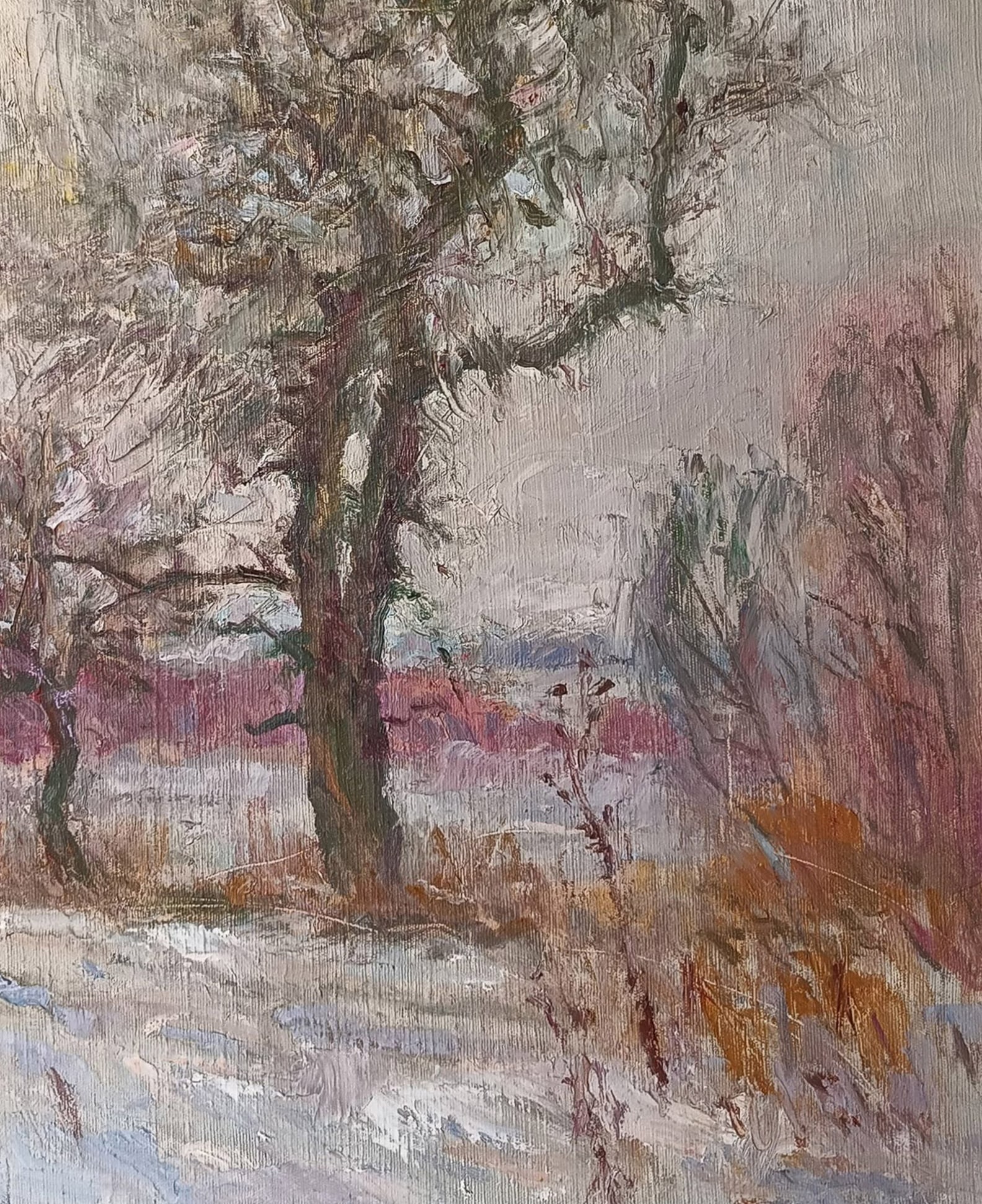 Oil painting Windswept by honored painter Ukrainian Vasyl K. - 5