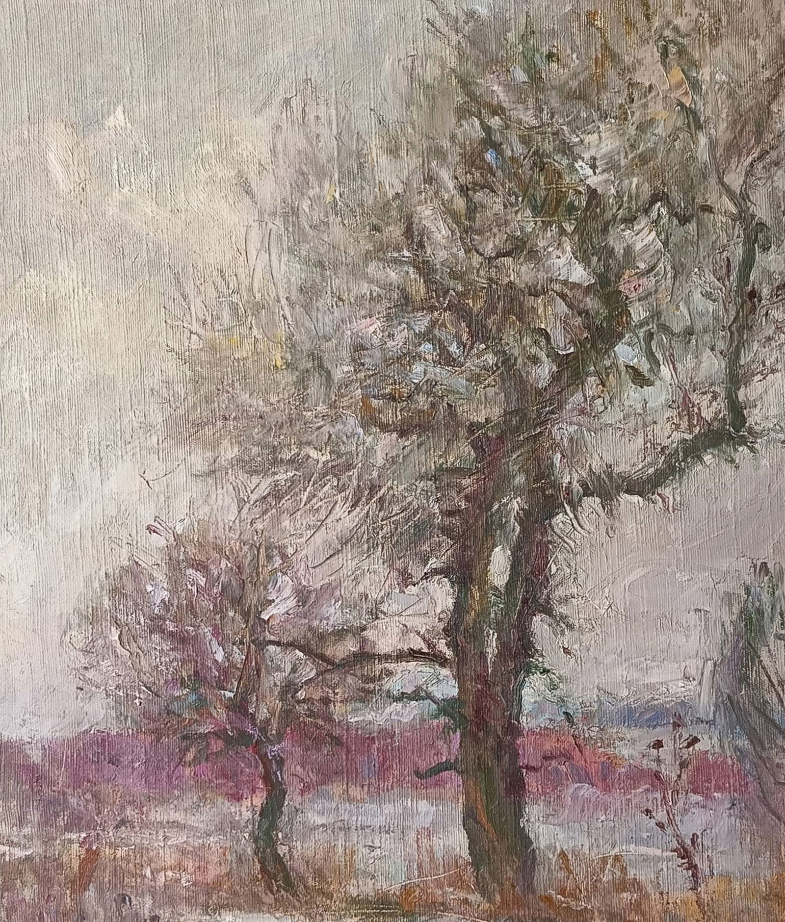 Oil painting Windswept by honored painter Ukrainian Vasyl K. - 6