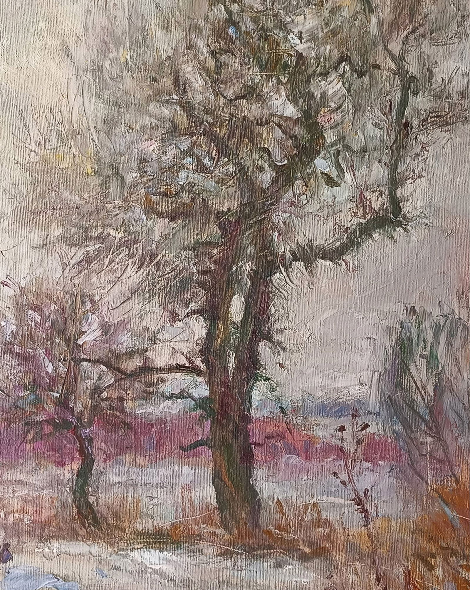 Oil painting Windswept by honored painter Ukrainian Vasyl K. - 8