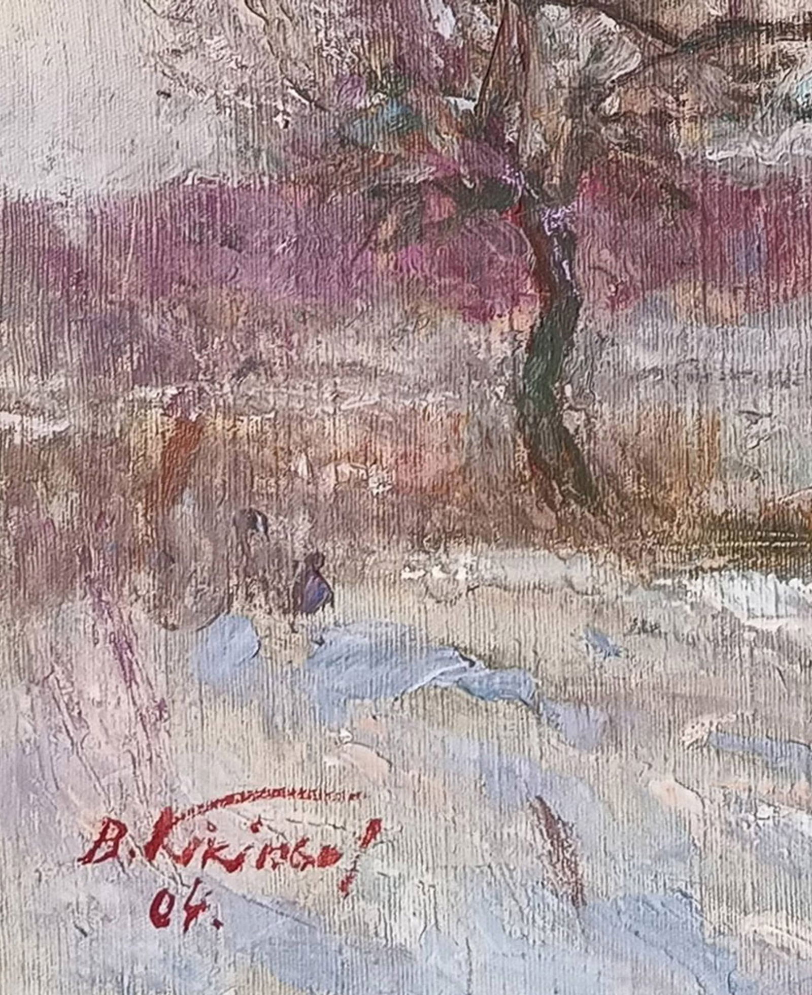 Oil painting Windswept by honored painter Ukrainian Vasyl K. - 9