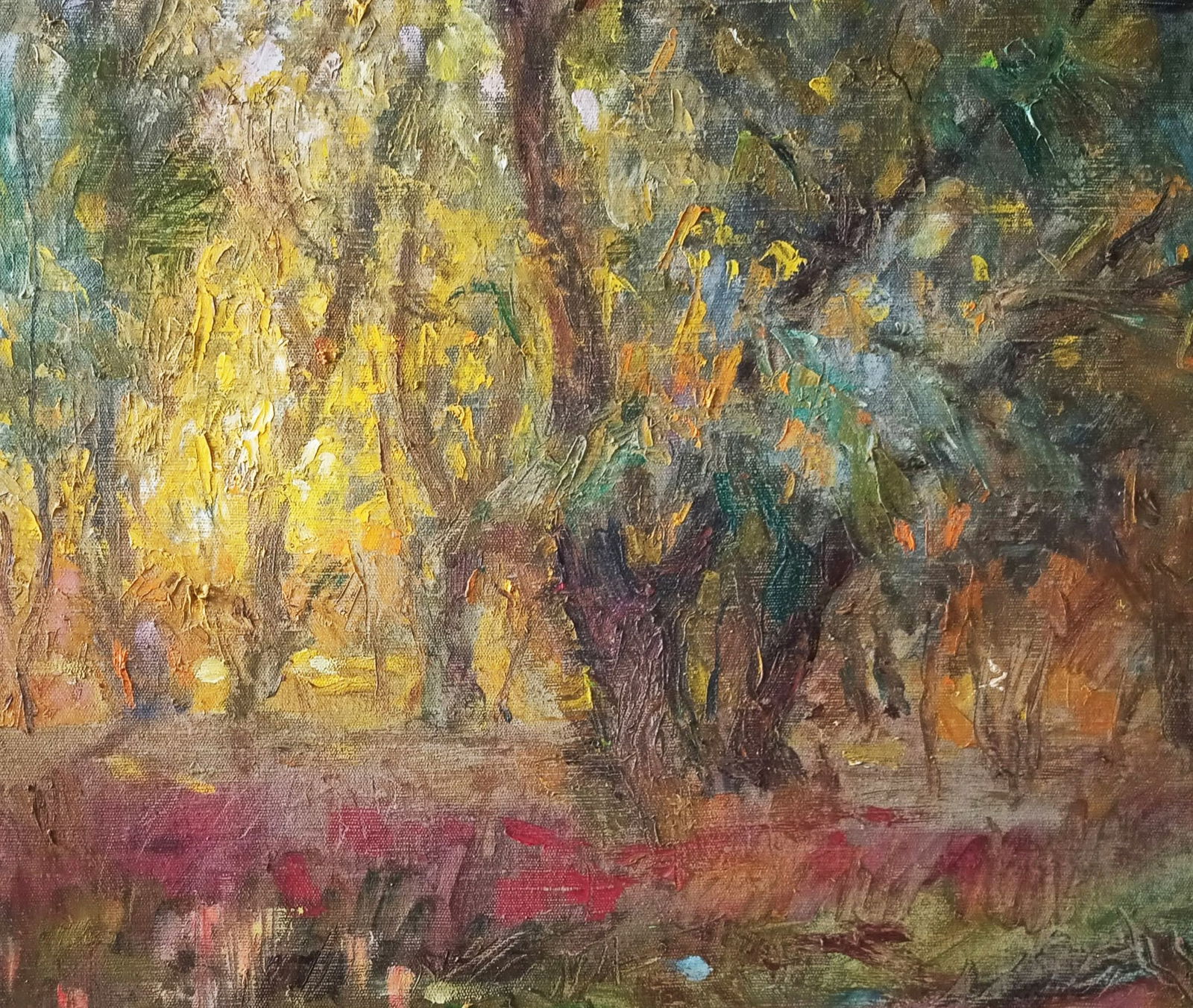 Oil painting Dusk by honored painter Ukrainian Vasyl K. - 10