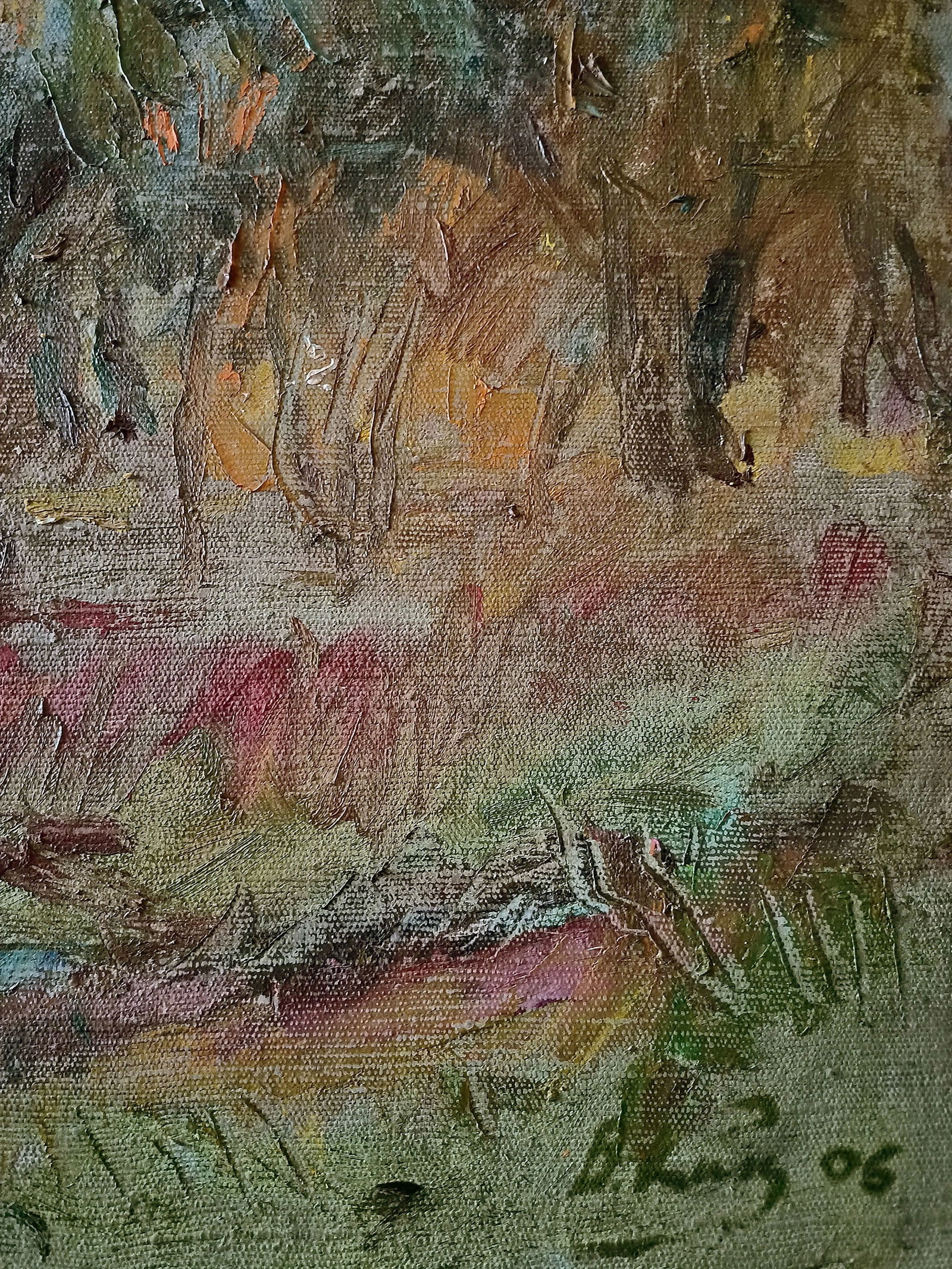 Oil painting Dusk by honored painter Ukrainian Vasyl K. - 5