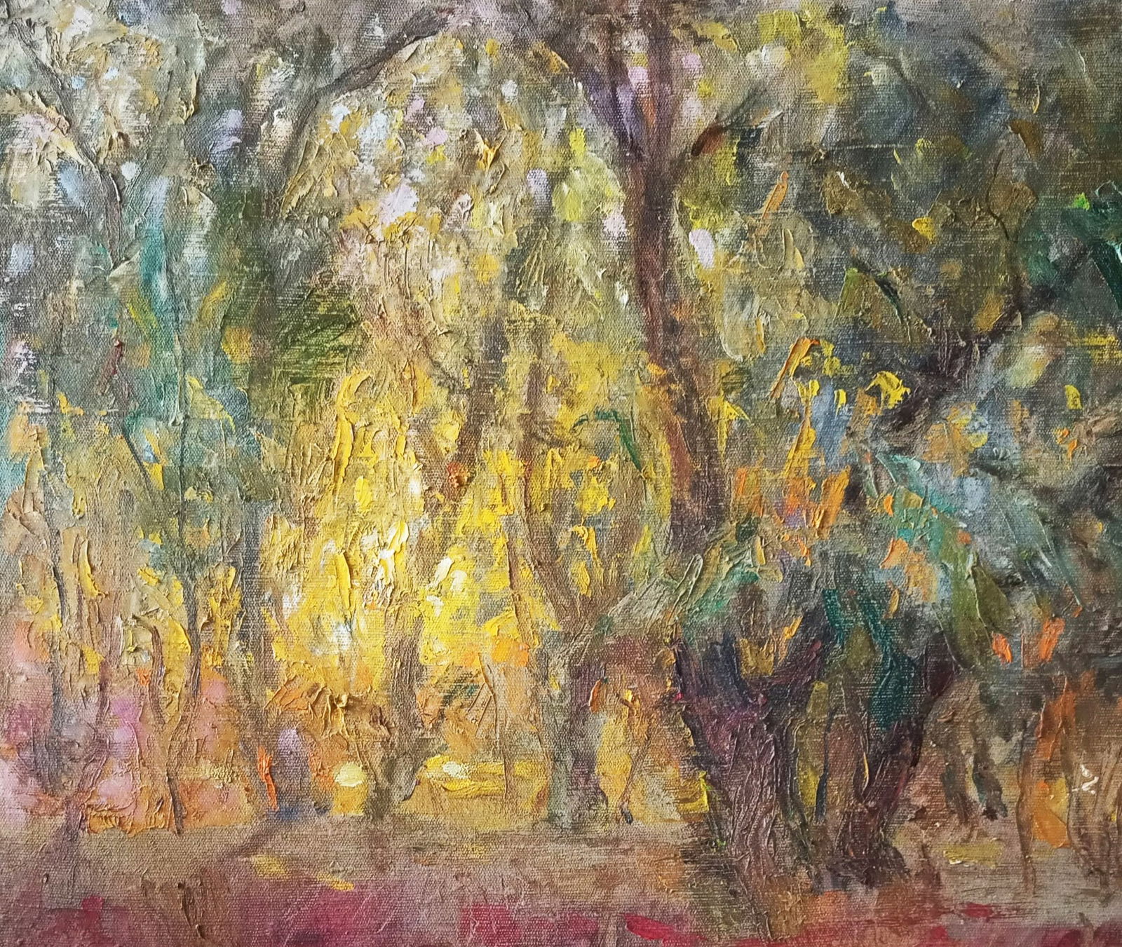 Oil painting Dusk by honored painter Ukrainian Vasyl K. - 6