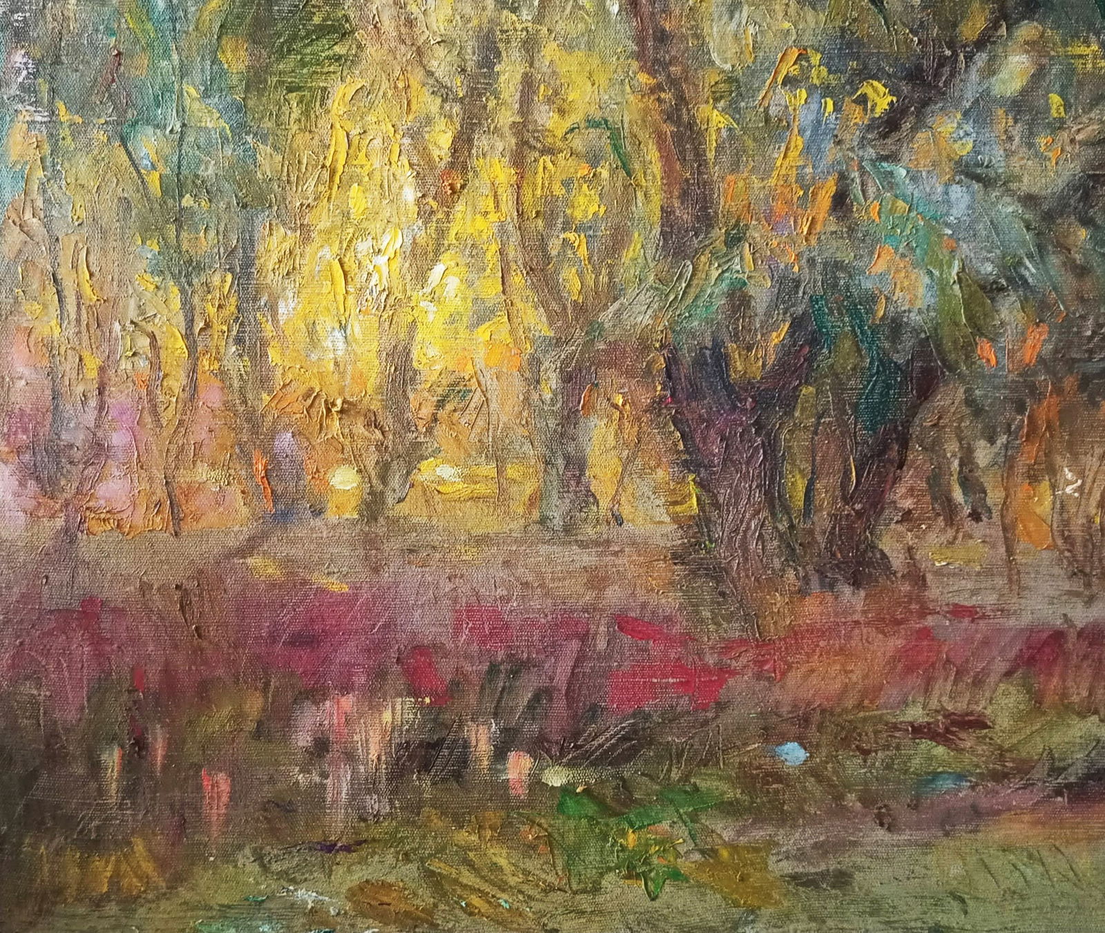 Oil painting Dusk by honored painter Ukrainian Vasyl K. - 8