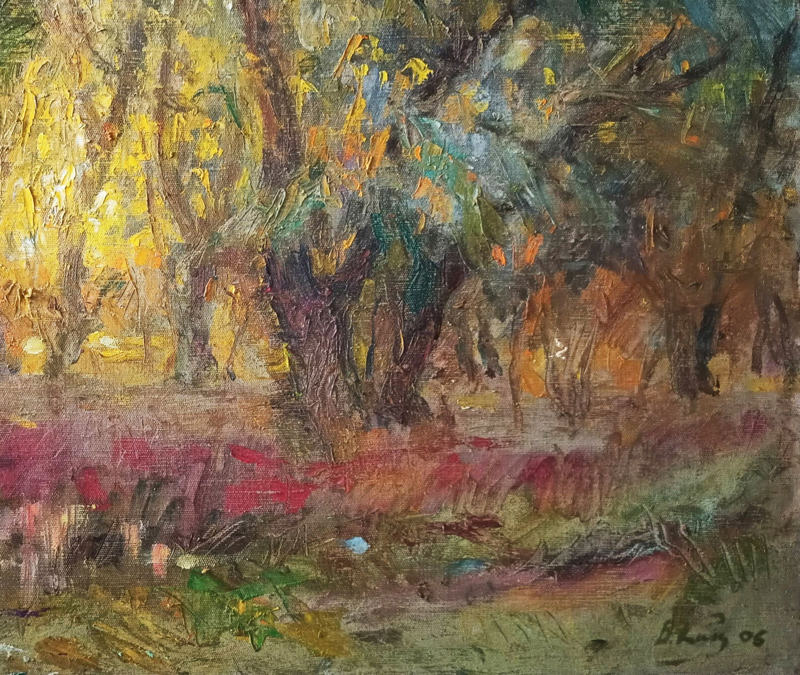 Oil painting Dusk by honored painter Ukrainian Vasyl K. - 9